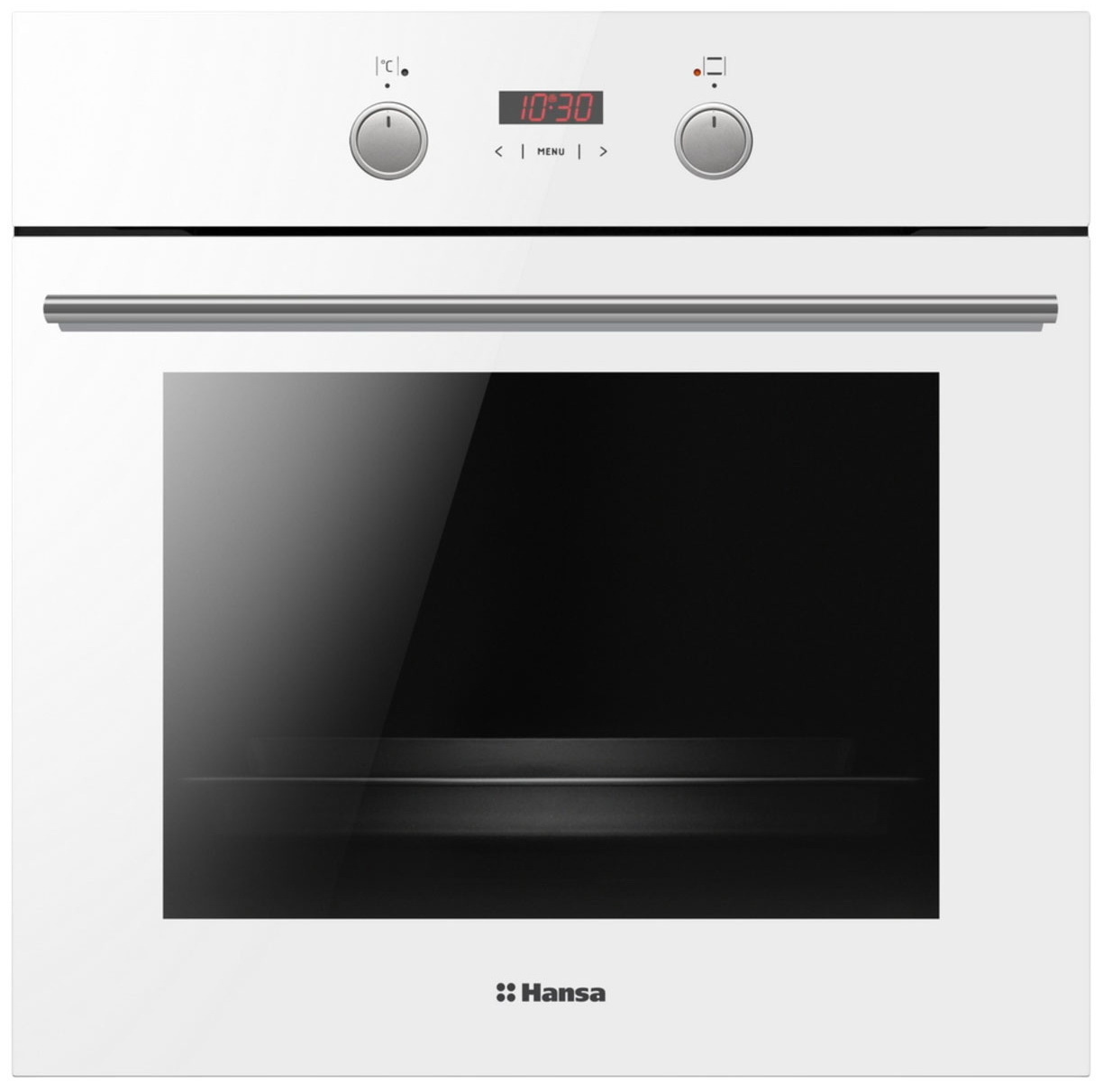 Изображение товара Встраиваемый электрический духовой шкаф Hansa BOEW68433 65 л с грилем и системой очистки