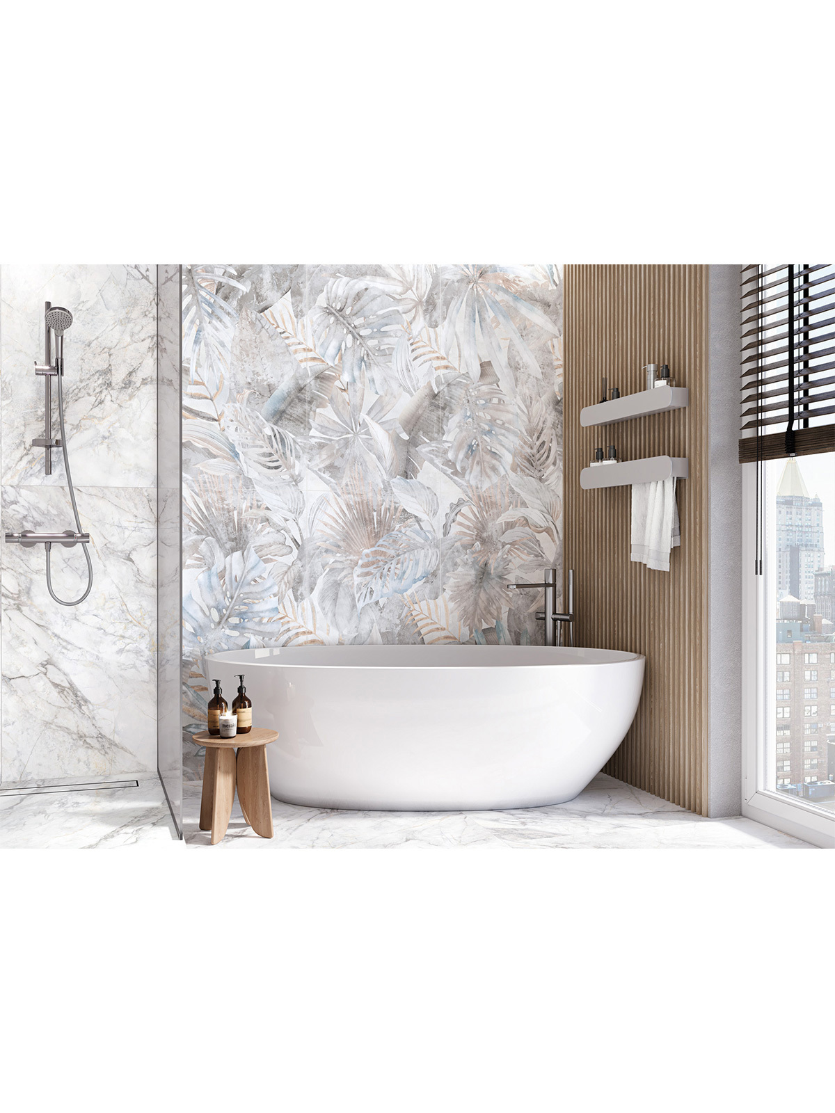 Изображение товара Керамогранит Delacora Bahamas D120242M 60x120см цвет белый