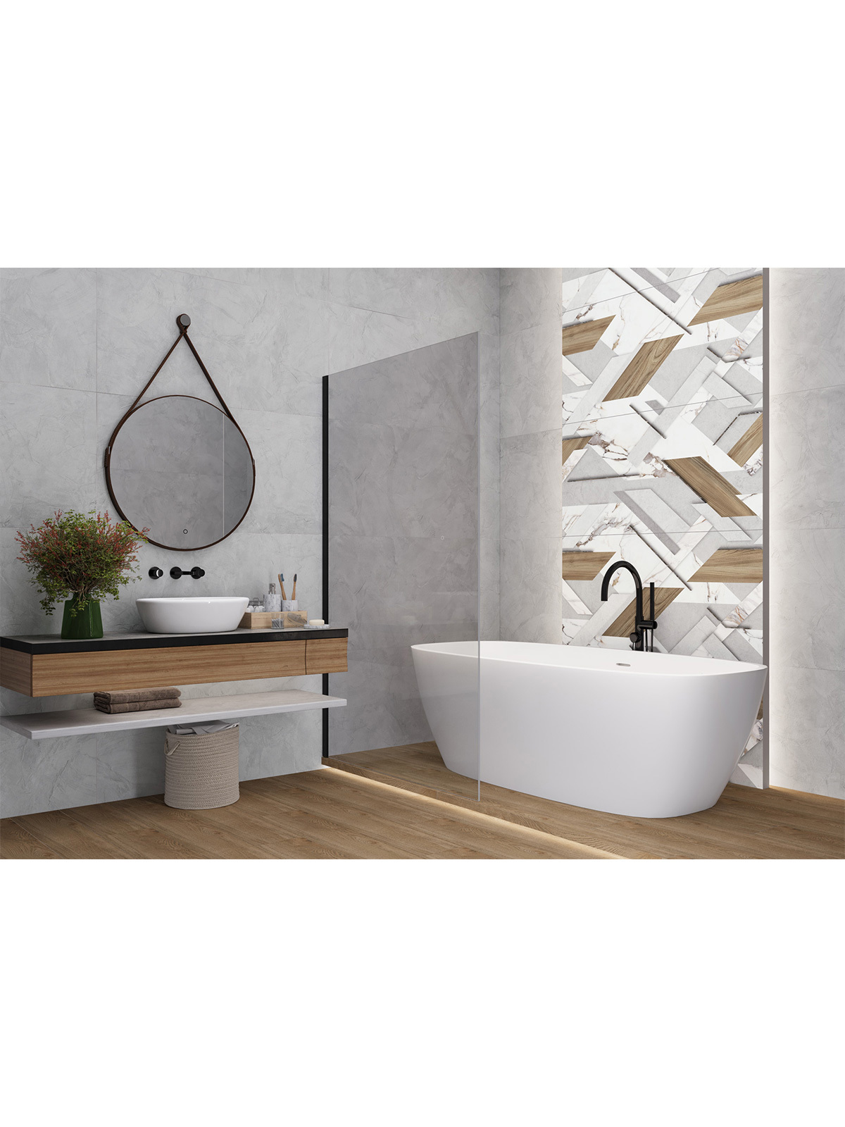 Изображение товара Керамогранит Delacora Loftstyle D120243M 60x120см цвет многоцветный