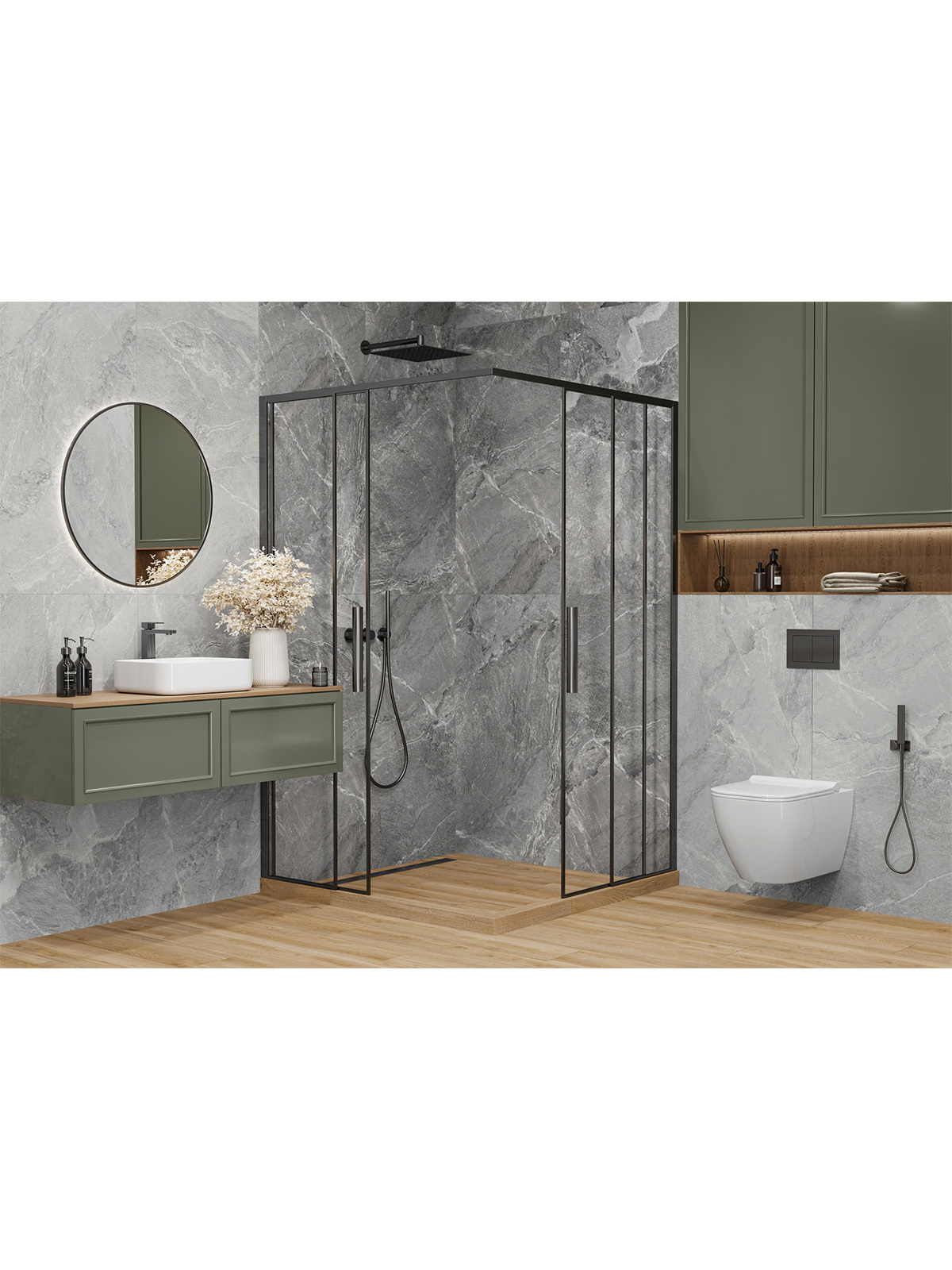 Изображение товара Керамогранит Delacora Wild D120259M 60x120 см серый