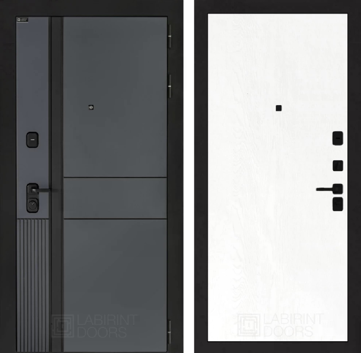 Изображение товара Входная дверь Лабиринт Эволаб П05, 205x88 см, Velluto Oskuro