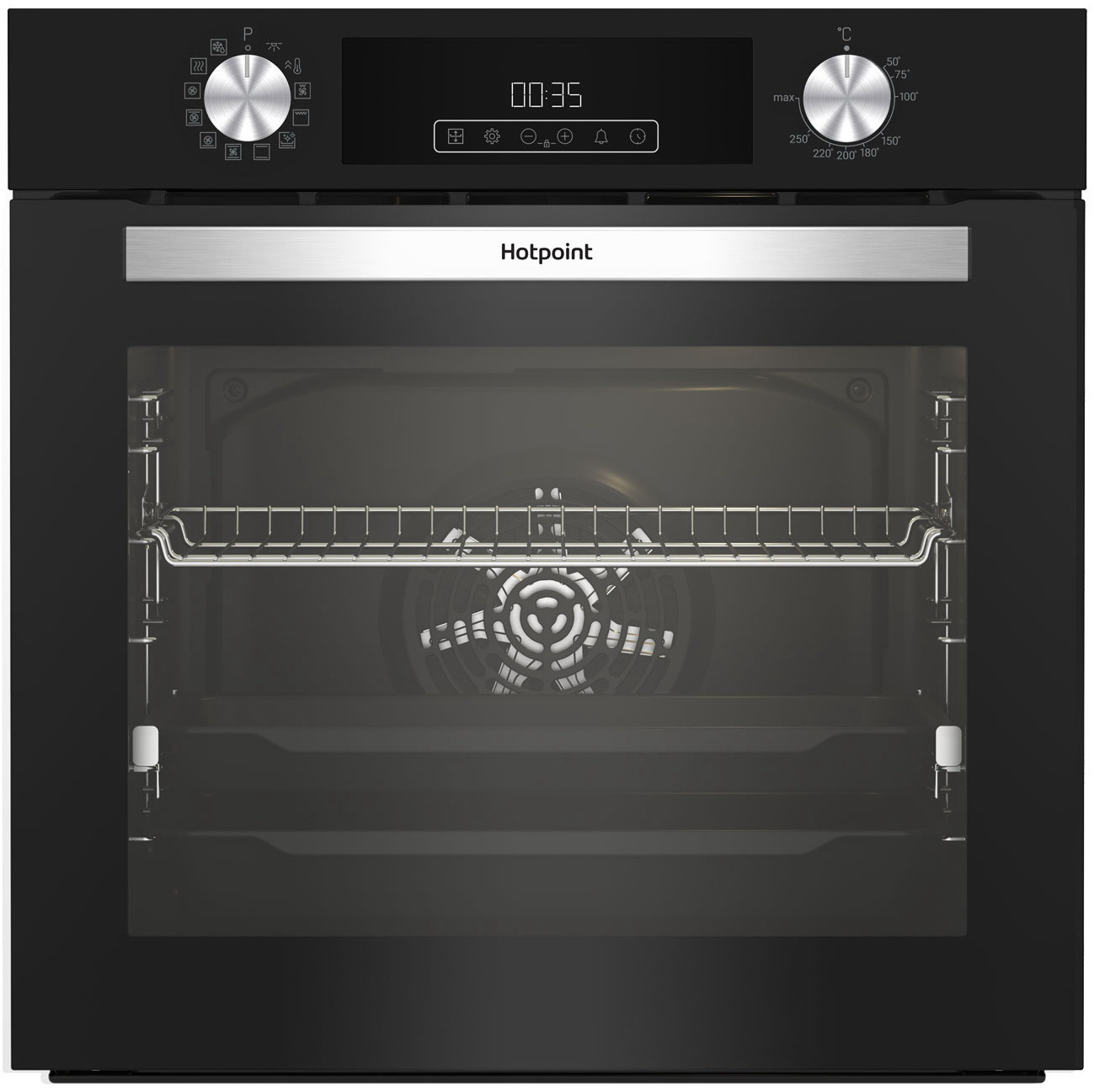 Изображение товара Встраиваемый духовой шкаф Hotpoint HFE8 921 H BL 59.4х59.5х56.7 см цвет черный