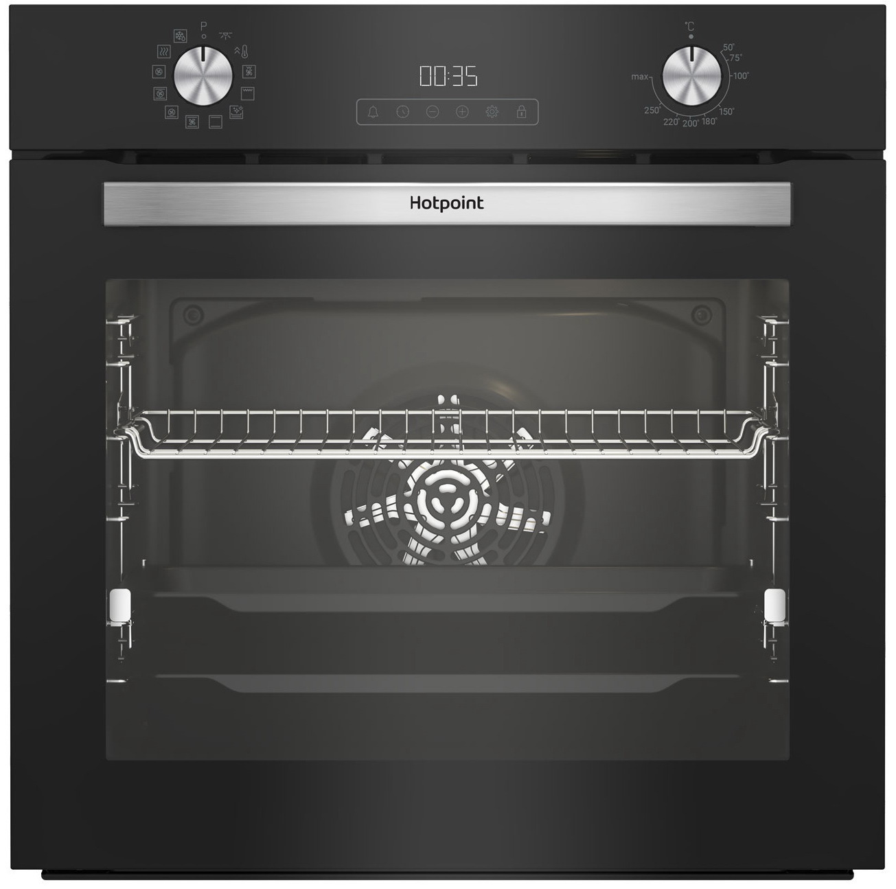 Изображение товара Встраиваемый духовой шкаф Hotpoint HFE8 1231 JSH BLG 72л гриль турция