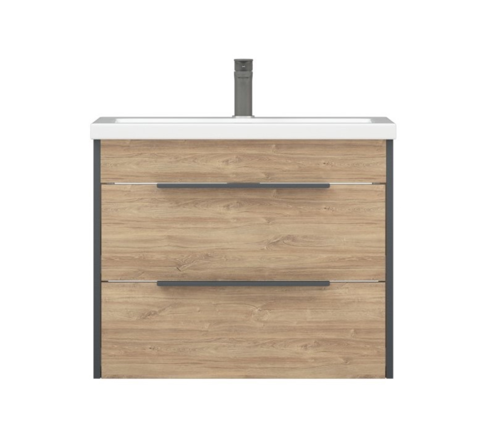 Изображение товара Тумба под раковину подвесная Corozo Форест 70 Z2 70 см цвет дуб канзас/коричневый