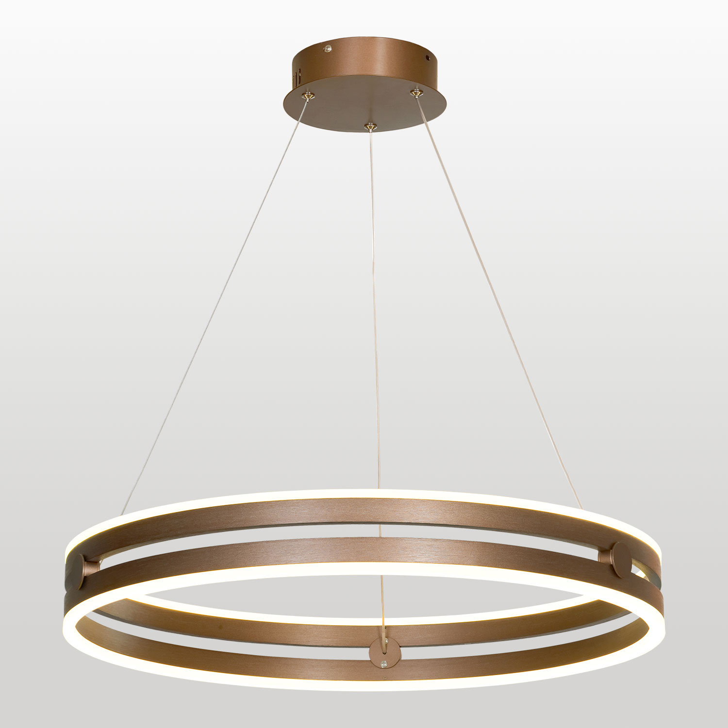 Изображение товара Люстра подвесная светодиодная Люссоле Dade Sy0527 38 м² теплый белый медный дизайн