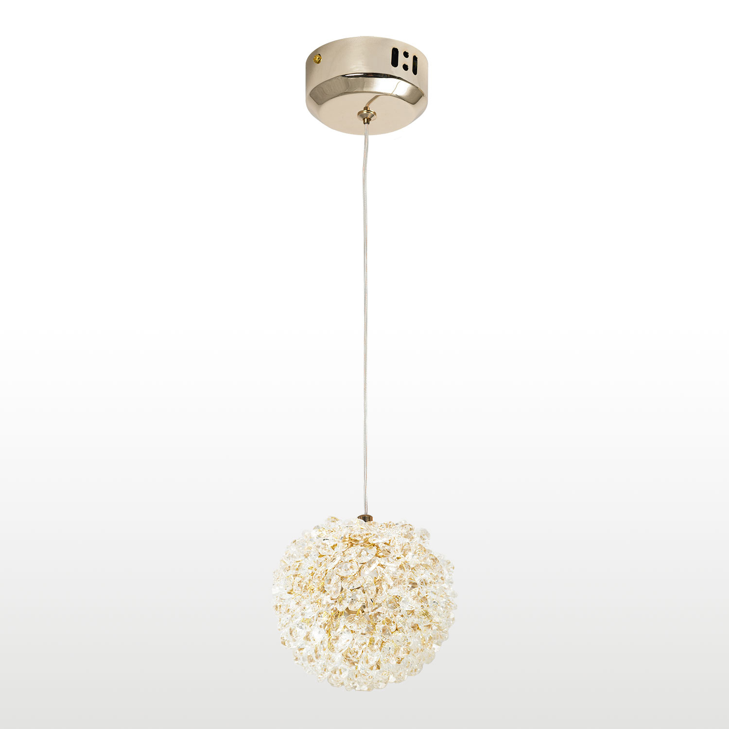 Изображение товара Светильник подвесной светодиодная Люссоле Napa Sy1727 5 м² нейтральный белый свет цвет золотой