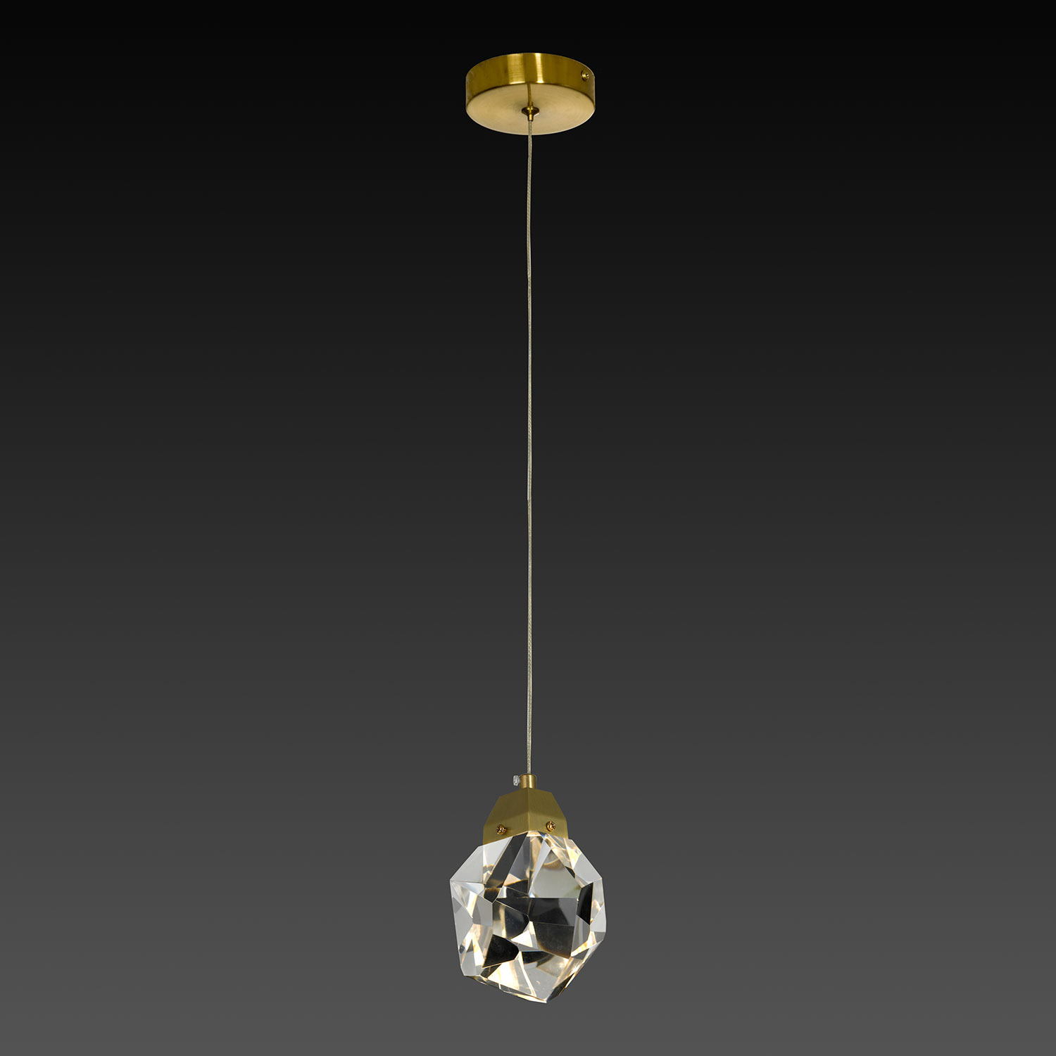 Изображение товара Светильник подвесной светодиодная Люссоле Alamosa Sy9748 2 м² нейтральный белый свет цвет золото