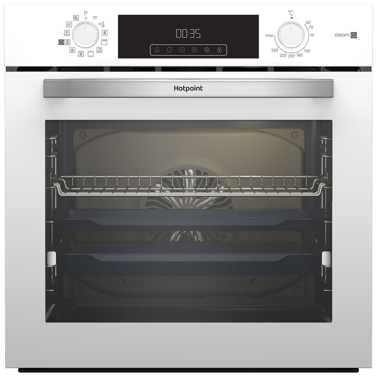 Изображение товара Встраиваемый духовой шкаф Hotpoint HSTF 1231 JSAH WHG 59.4х59.5х56.7 см цвет белый