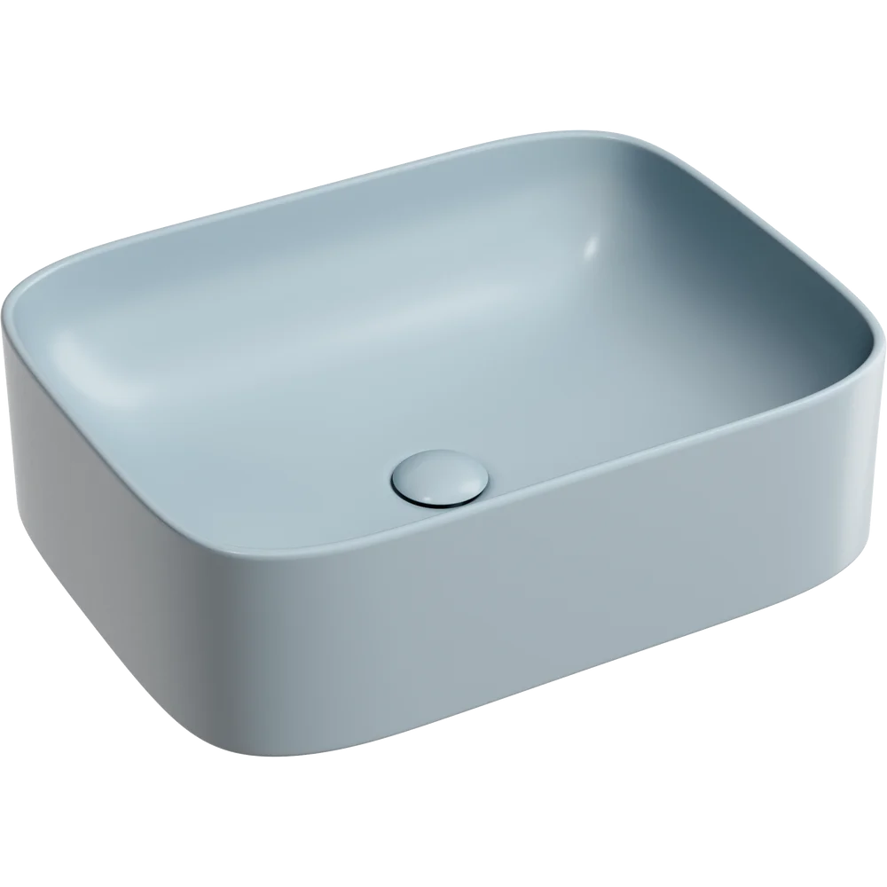 Изображение товара Раковина накладная CERAMICANOVA Element CN6052MHL 50.5x38 см голубая матовая