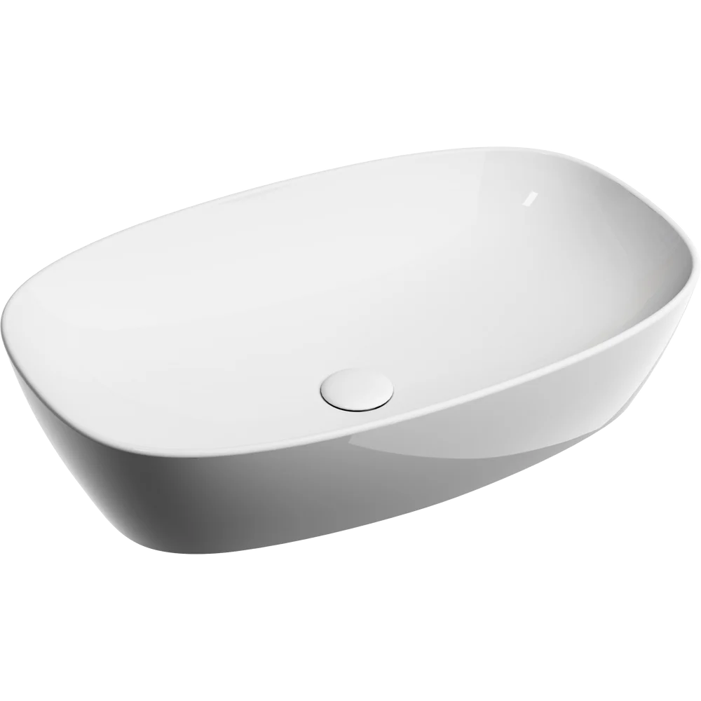 Изображение товара Раковина накладная Ceramica Nova Element CN6049 60x38 см белая глянцевая