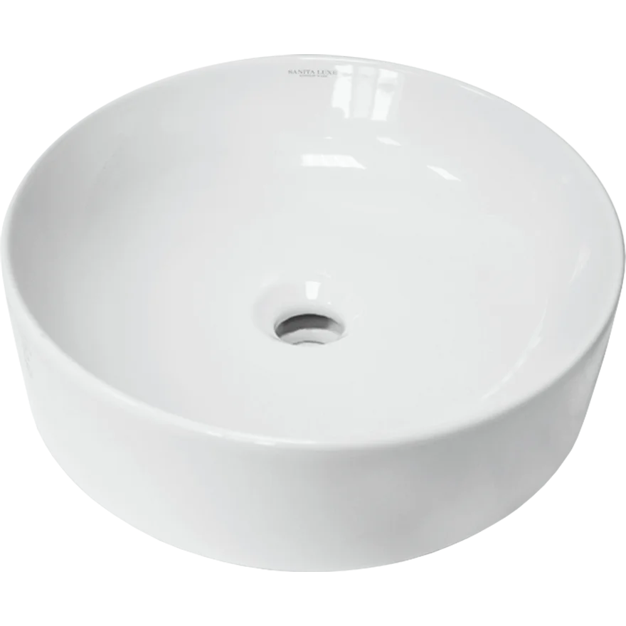Изображение товара Раковина накладная Sanita luxe Best Slim 40 белая для ванной комнаты