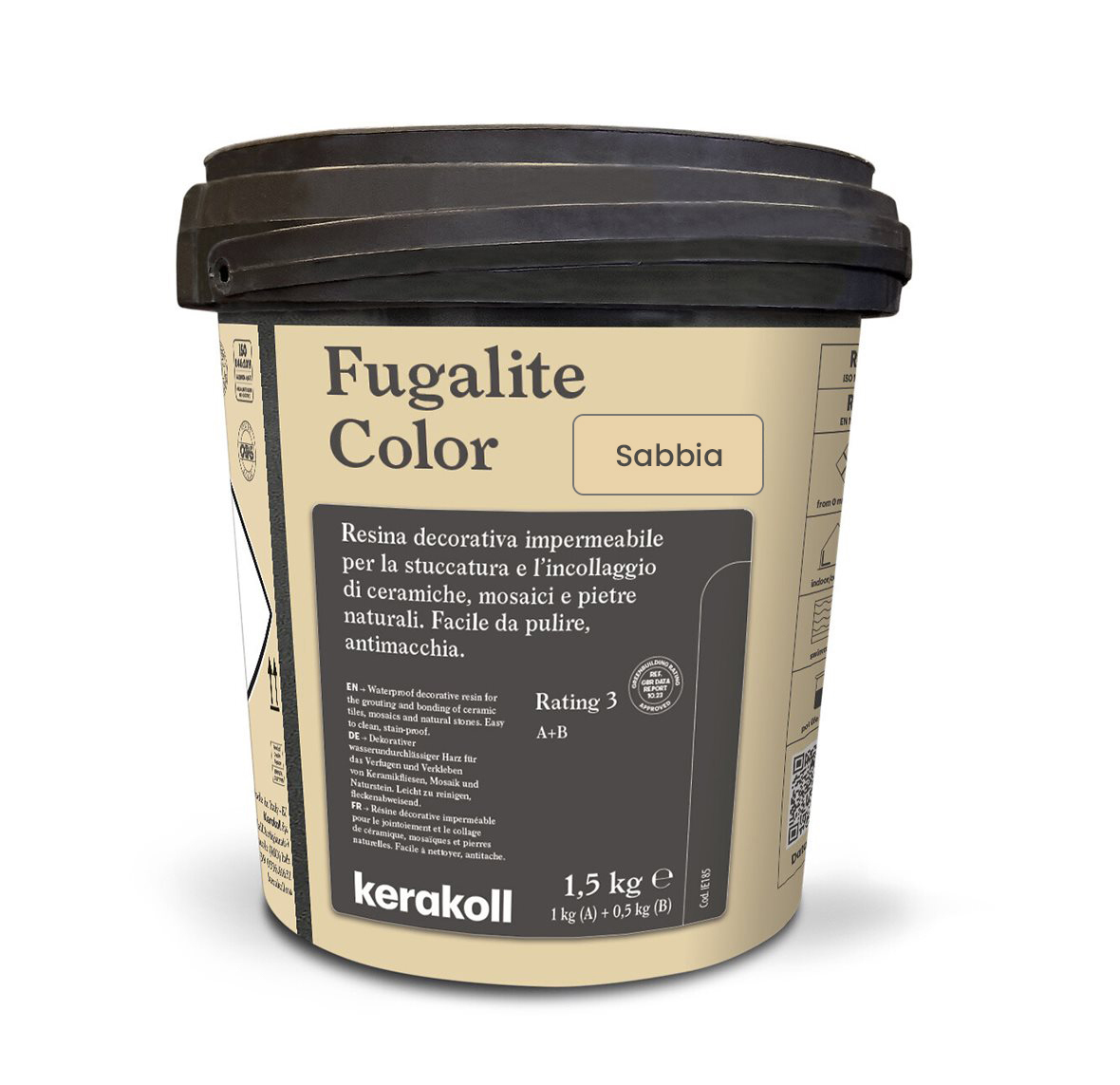 Изображение товара Эпоксидная затирка Fugalite Color бежевого цвета 1.5 кг
