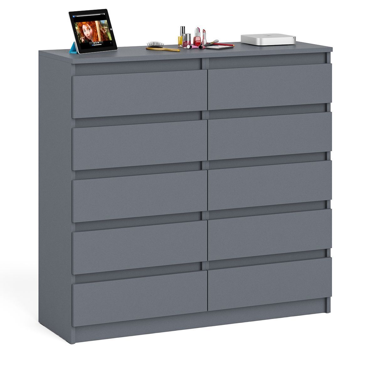 Изображение товара Комод СВК Мори МК1200.10 10 ящиков минималистичный дизайн Россия