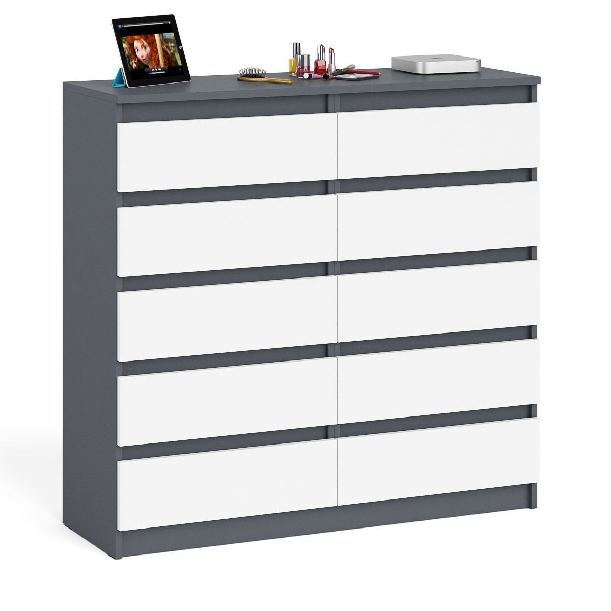 Изображение товара Комод СВК Мори МК1200.10 10 ящиков современный дизайн Россия