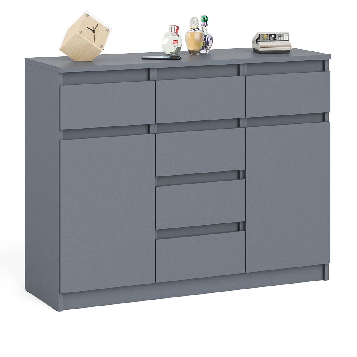 Изображение товара Комод СВК Мори МК1200.4 с 6 ящиками, графитовый цвет