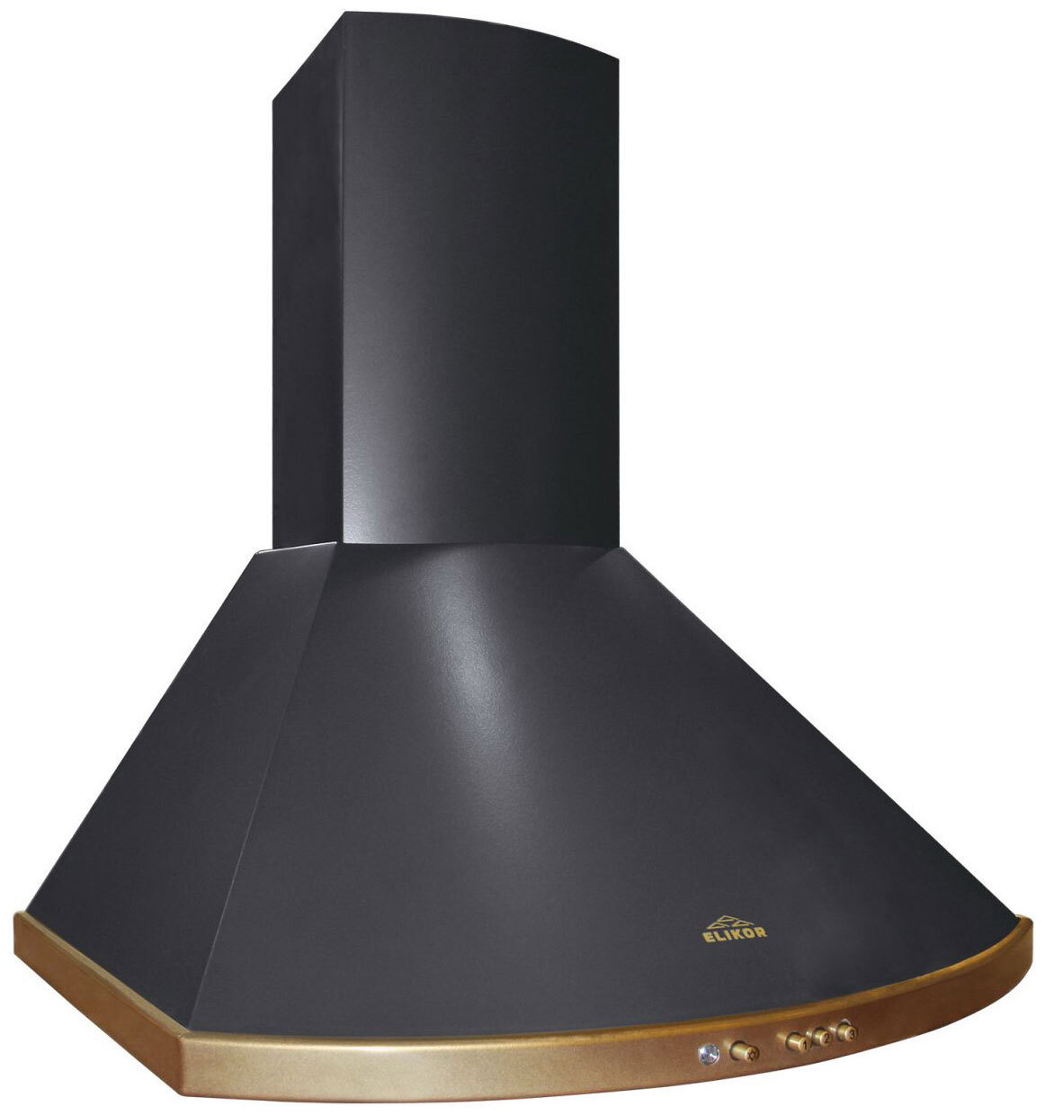 Изображение товара Кухонная вытяжка Elikor Сигма 90П-650-К3Д антрацит бронза 89 см