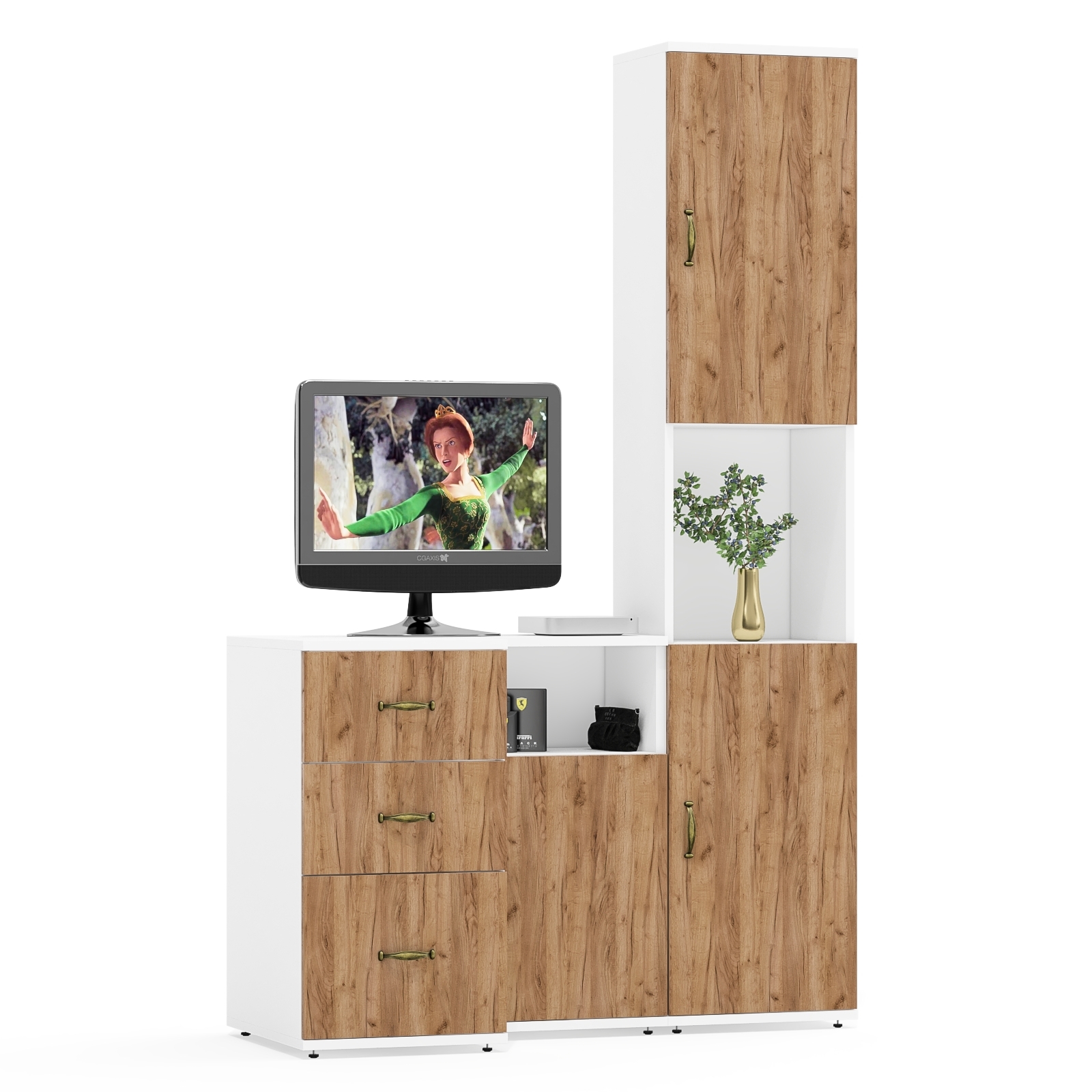 Изображение товара Комплект современной мебели Мебельный двор Лидер-8 для офиса и гостиной 120x190 см