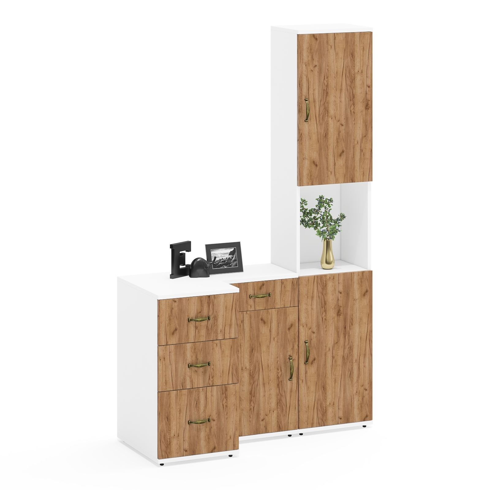 Изображение товара Комплект мебели Лидер-8 пенал и две тумбы современный стиль Россия