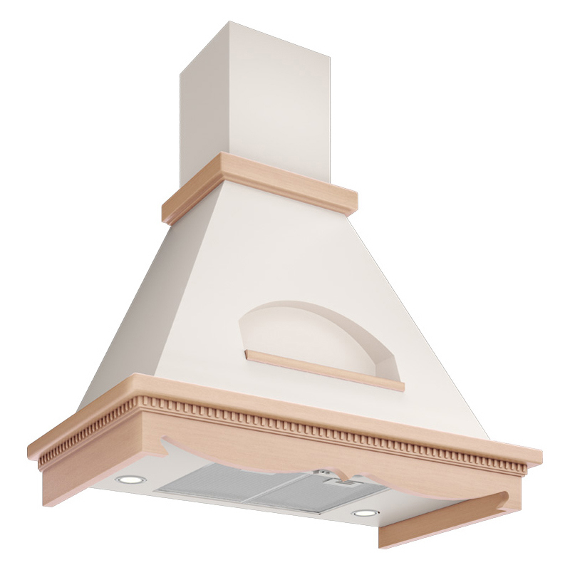 Изображение товара Вытяжка Elikor Бельведер 90П-650-П3Д бежевый дуб неокрашенный 90 см
