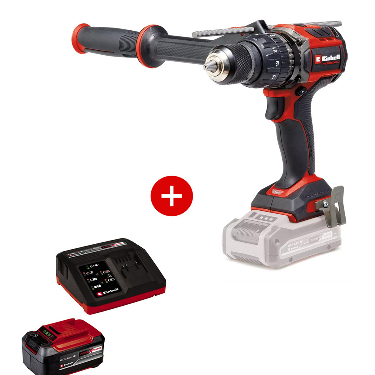 Изображение товара Дрель-шуруповерт аккумуляторная Einhell PXC TP-CD 18/120 Li-Ion