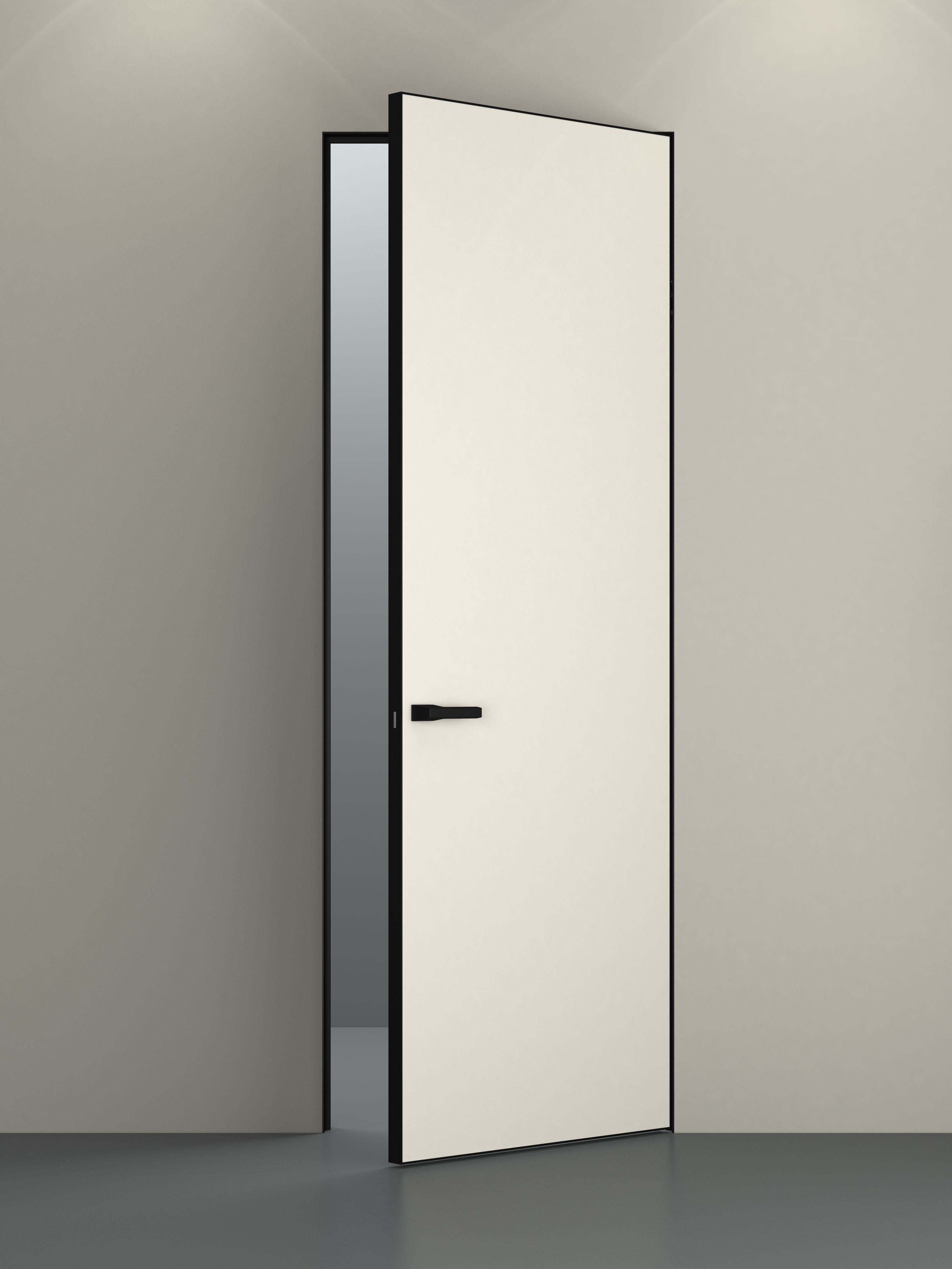 Изображение товара Дверное полотно ZADOOR Filomuro Elen ПГ Alu Black