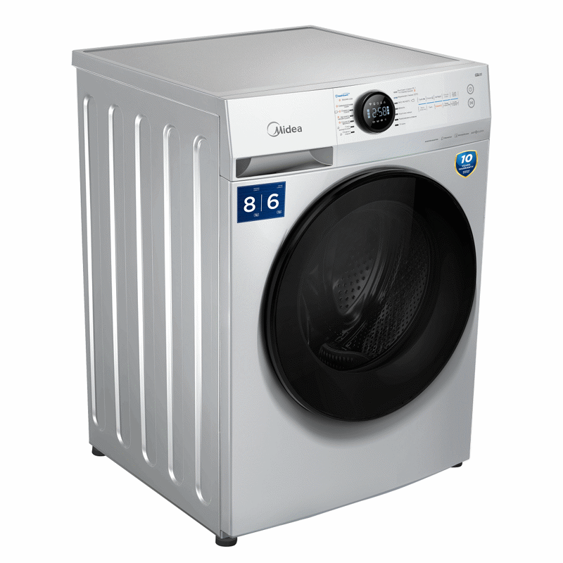 Изображение товара Стиральная машина с сушкой Midea Mf 59.5x85x47.5 см 8 кг цвет белый
