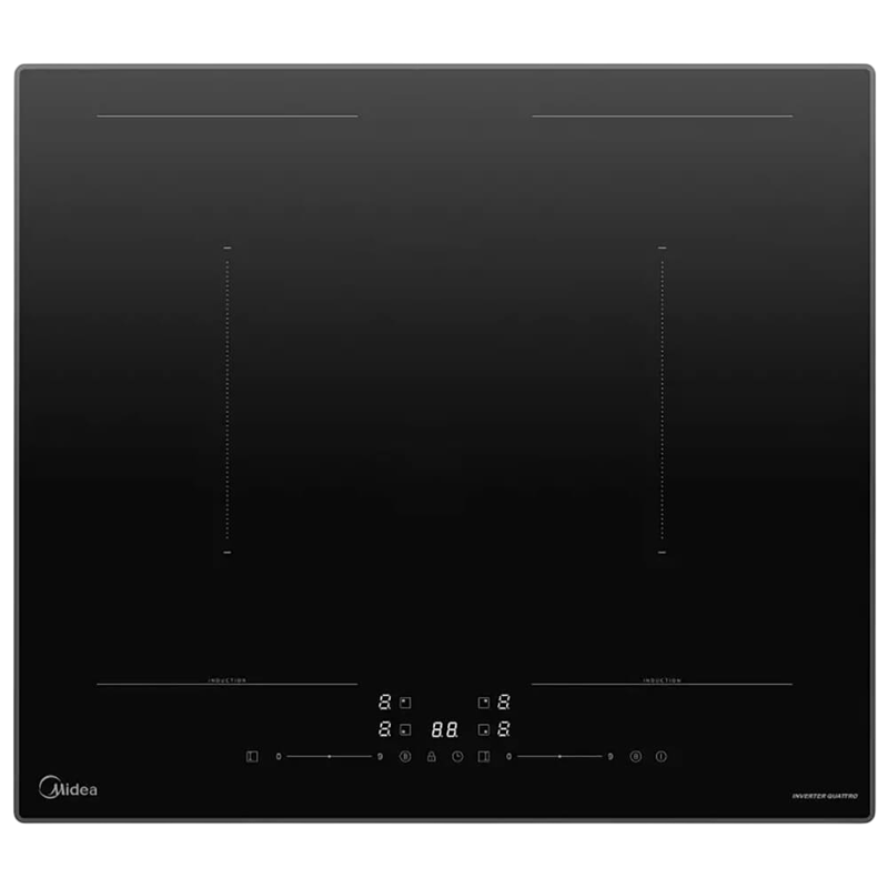 Изображение товара Индукционная варочная панель Midea MIH67783SB черная 59 см с 4 конфорками