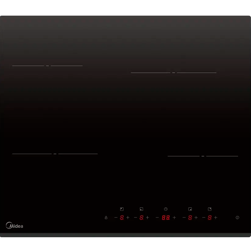 Изображение товара Электрическая варочная панель Midea MCH64203F 59 см 4 конфорки черный