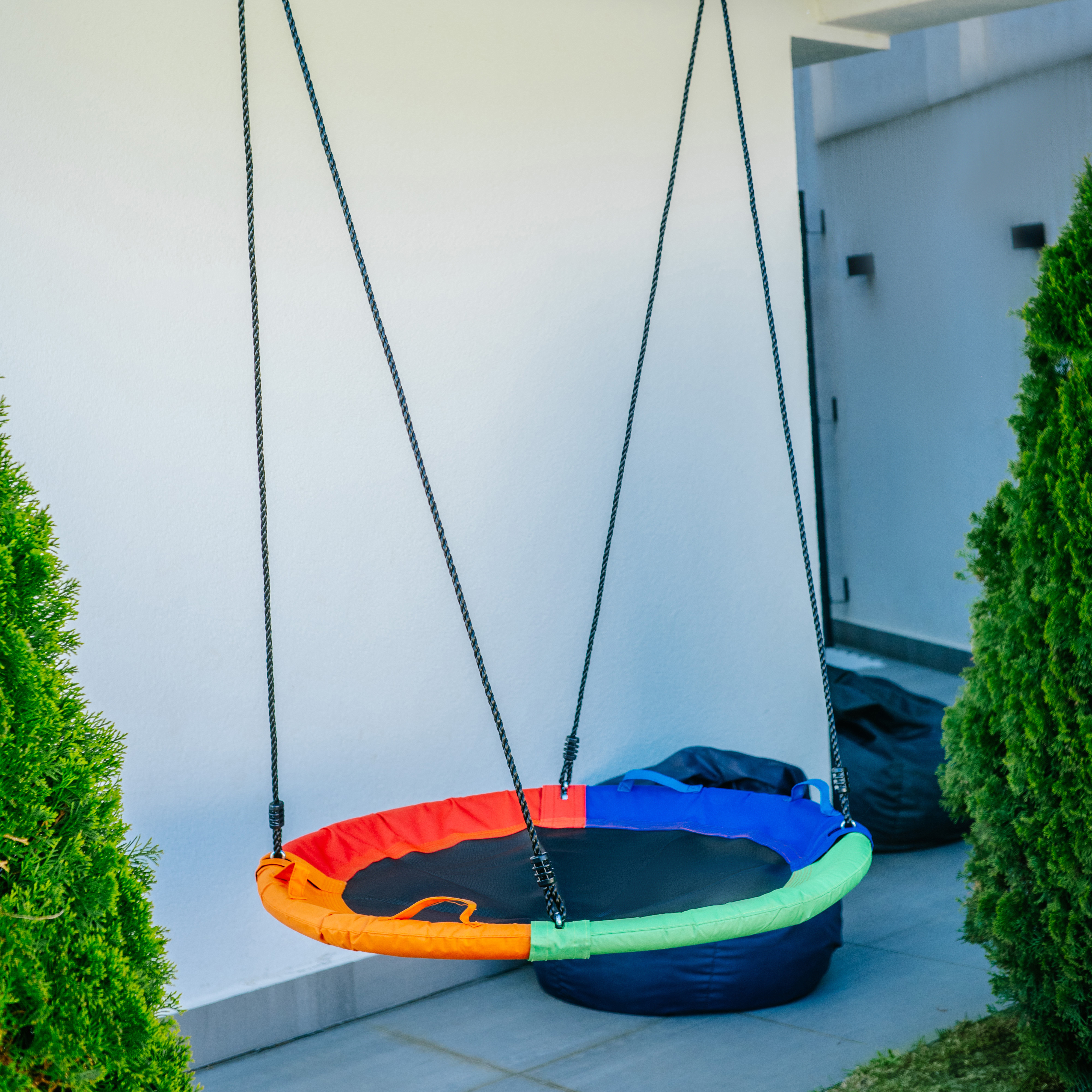 Изображение товара Качели садовые Jump Power Colorful-100 яркие, прочные, вместительные для взрослых и детей