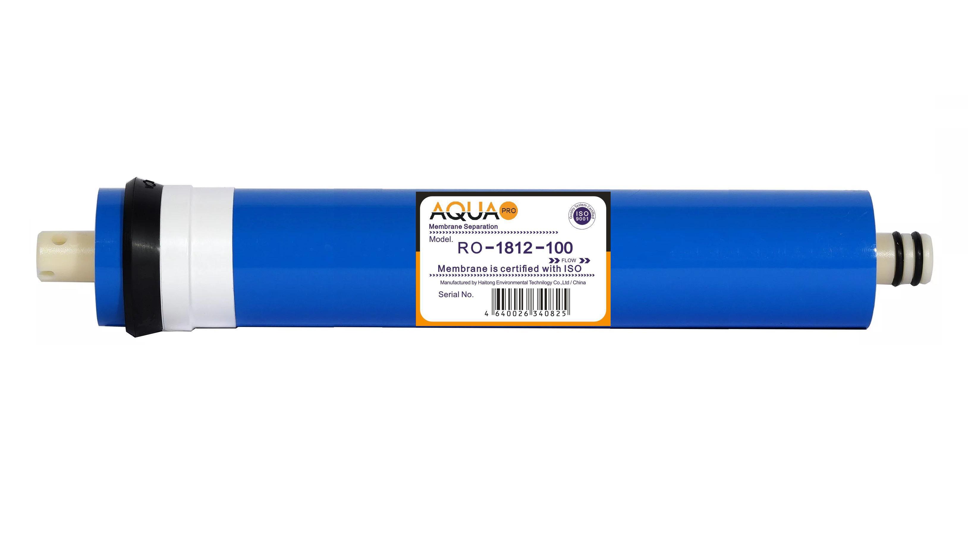 Изображение товара Мембрана АКВА ПРО 2012-100 GPD для обратного осмоса высокая очистка воды