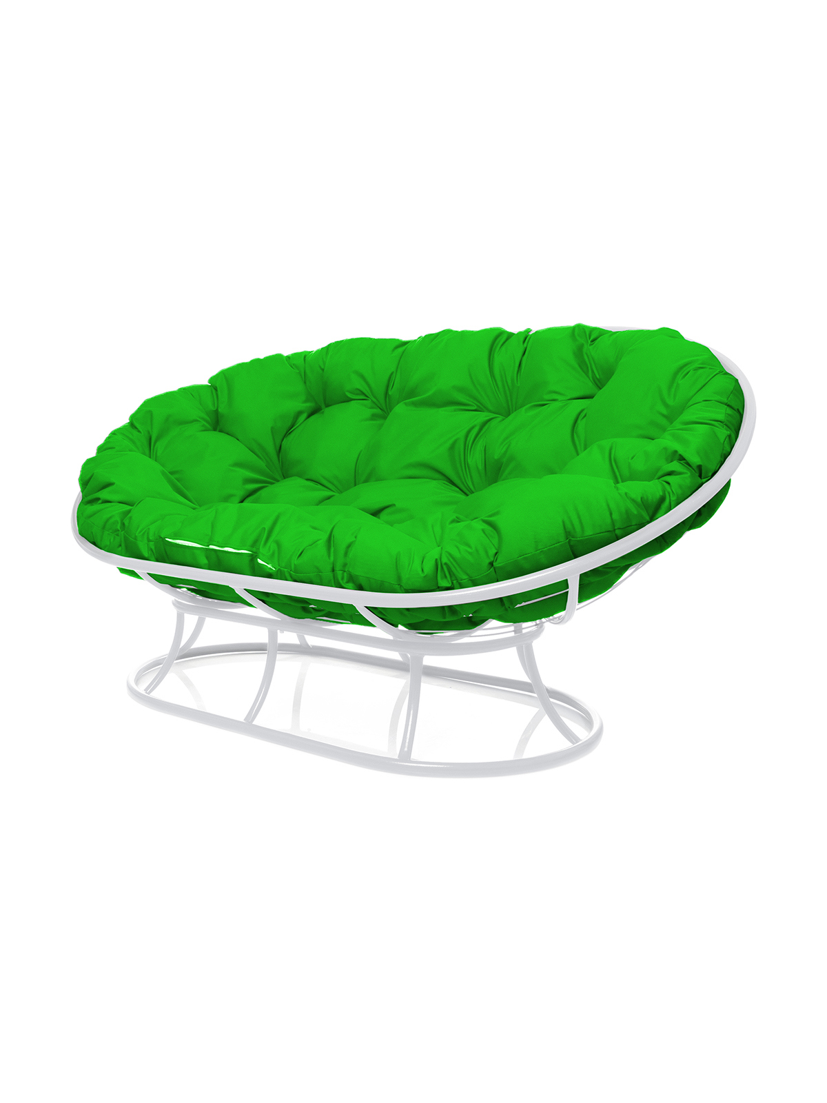 Изображение товара Садовый диван Мамасан М-GROUP 164 см белый с подушкой