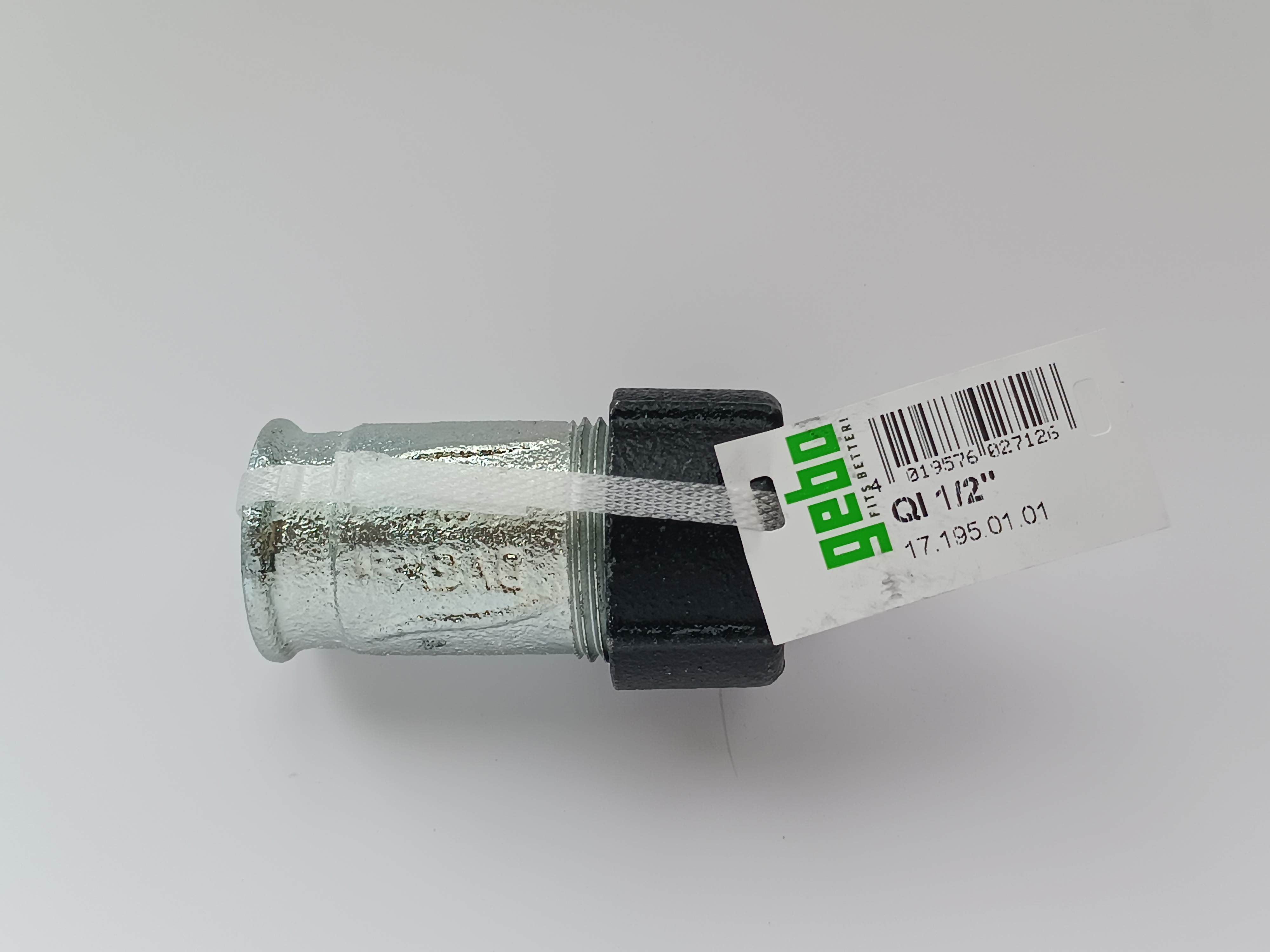 Изображение товара Соединитель Gebo Quick 1/2 ВР чугун оцинкованный для водопровода и газа