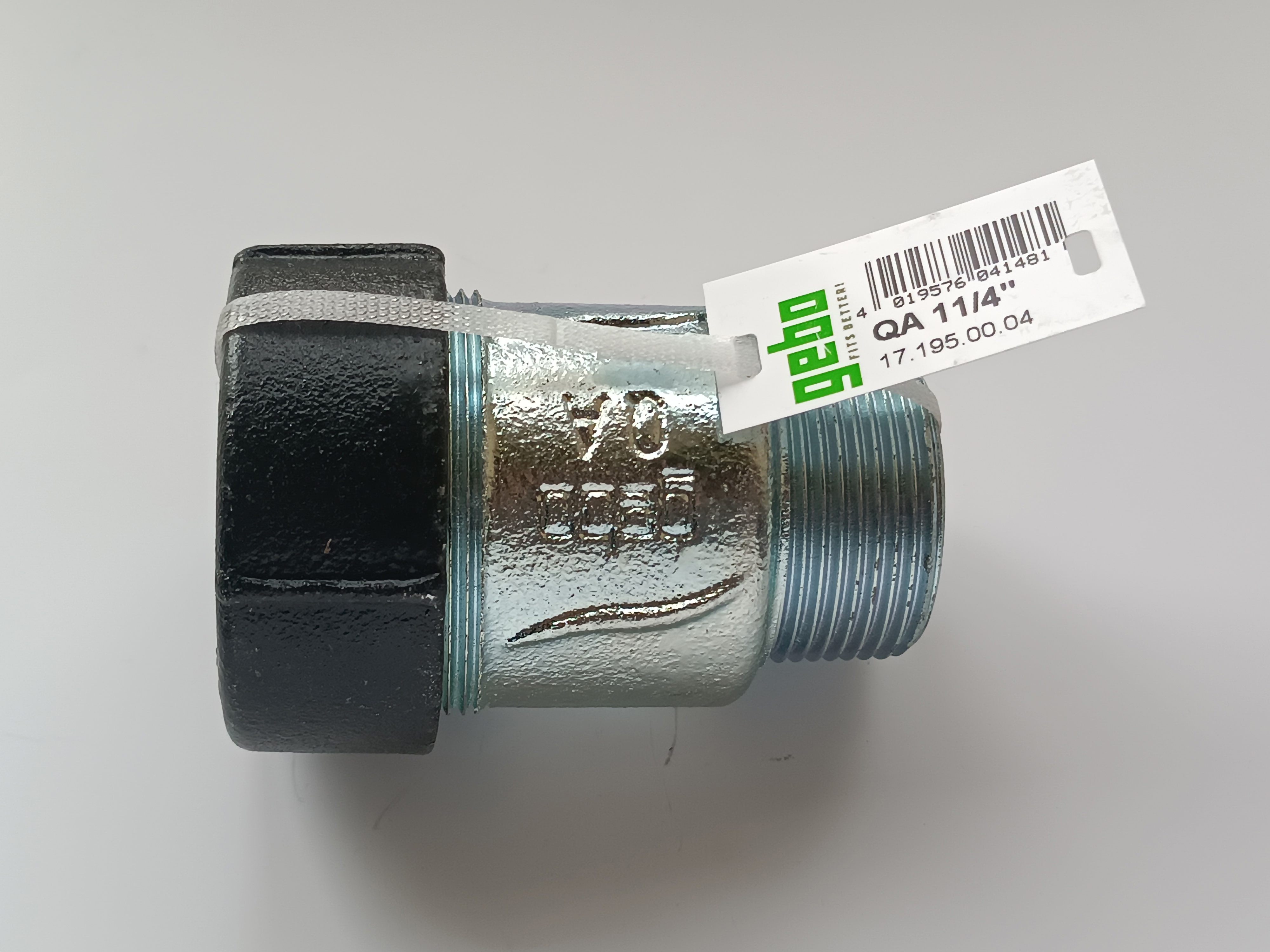 Изображение товара Муфта обжимная Gebo Quick 1 1/4" НР-ВР чугун AK 1 1/4"