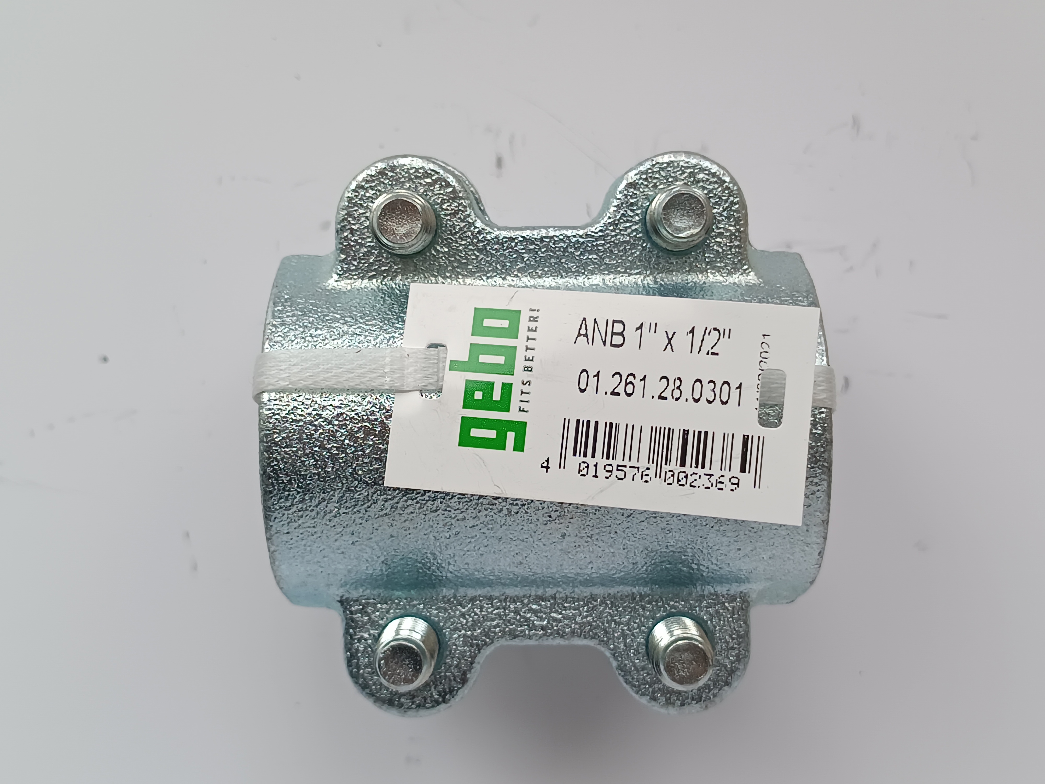 Изображение товара Обойма ремонтная с отводом Gebo Clamps 1x1/2 чугун ANB Польша