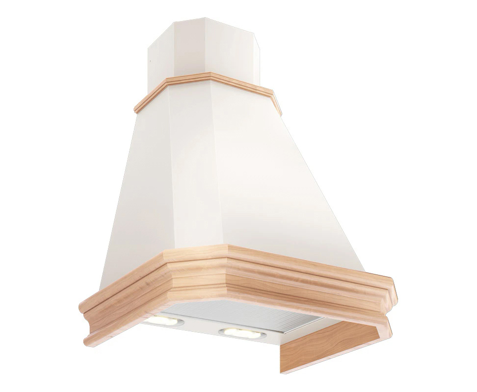 Изображение товара Вытяжка Elikor Пергола 60П-650-П3Л купол бежевый/дуб неокрашенный 60 см