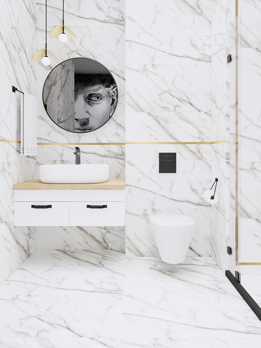 Изображение товара Кварц-виниловая плитка Aspenfloor Natural Stone Тадж-Махал 5 мм 2.43 м2 влагостойкая