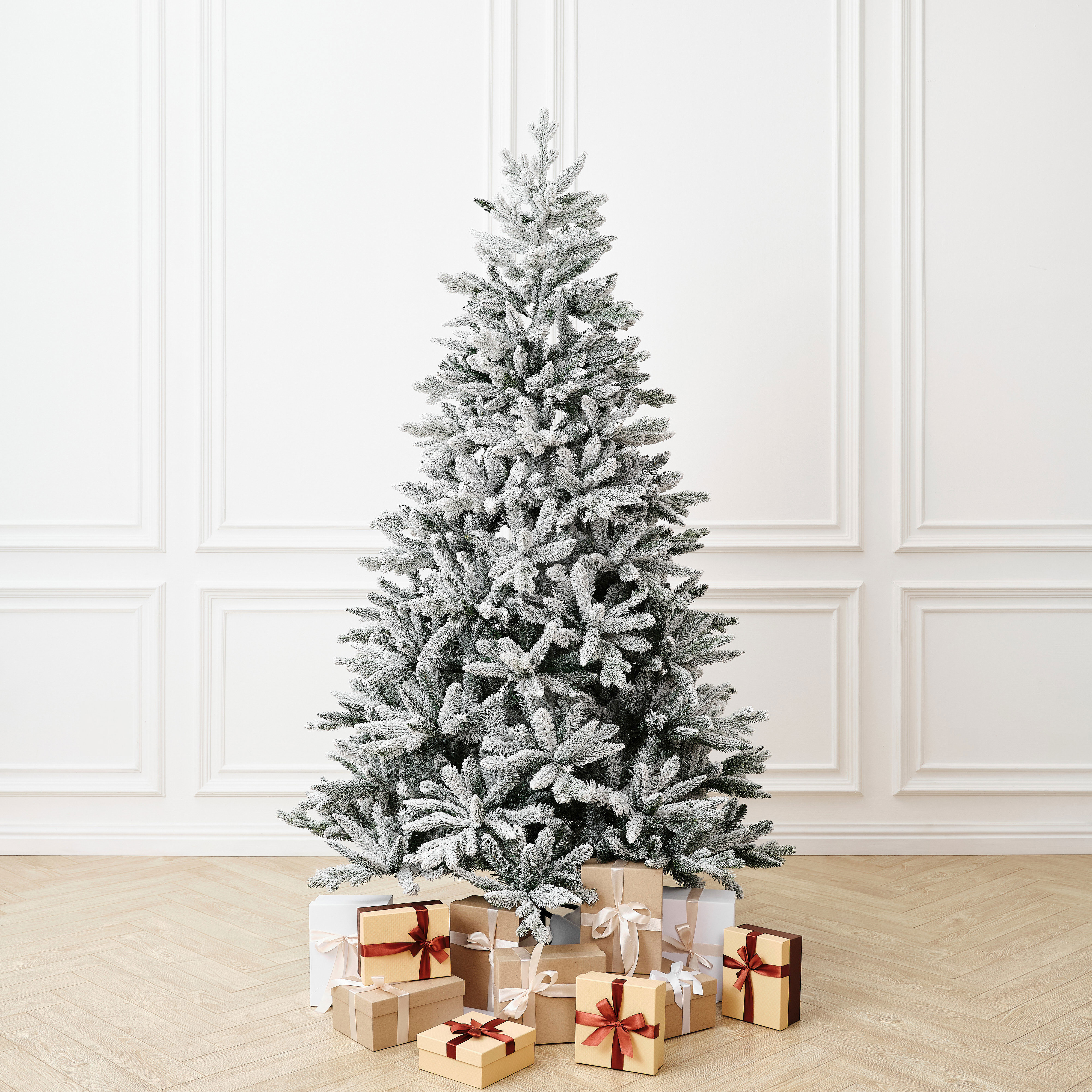 Изображение товара Ель новогодняя искусственная Binoshe Noel заснеженная 270 см