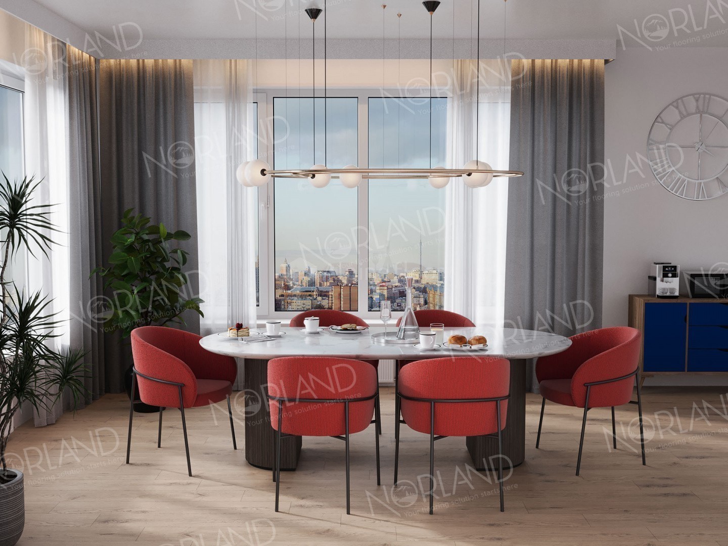 Изображение товара SPC плитка Norland Sigrid Superior Greze 43 класс толщина 8 мм 1.786 м², цена за упаковку