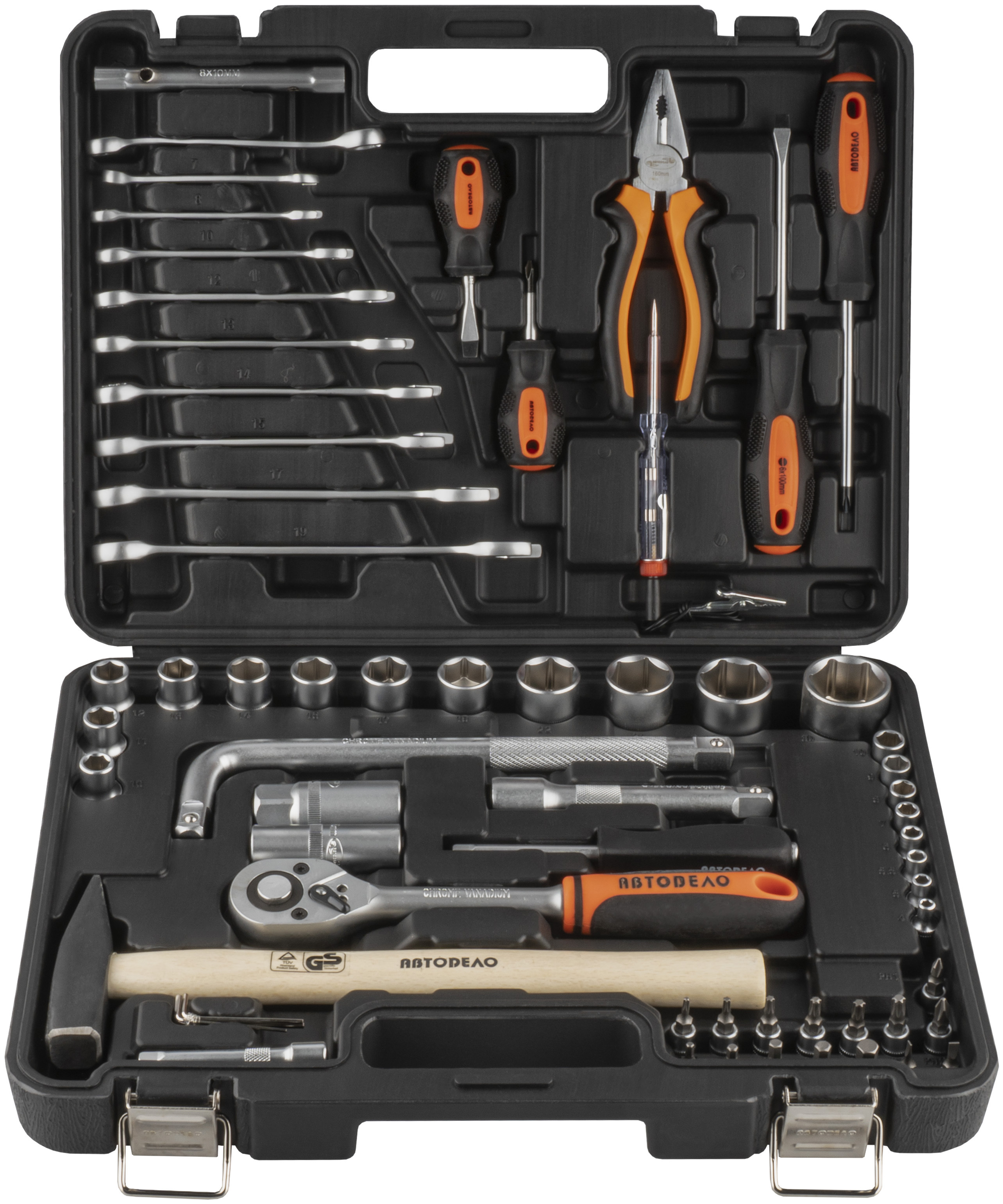 Изображение товара Набор инструментов Автодело 39860, 64 предмета
