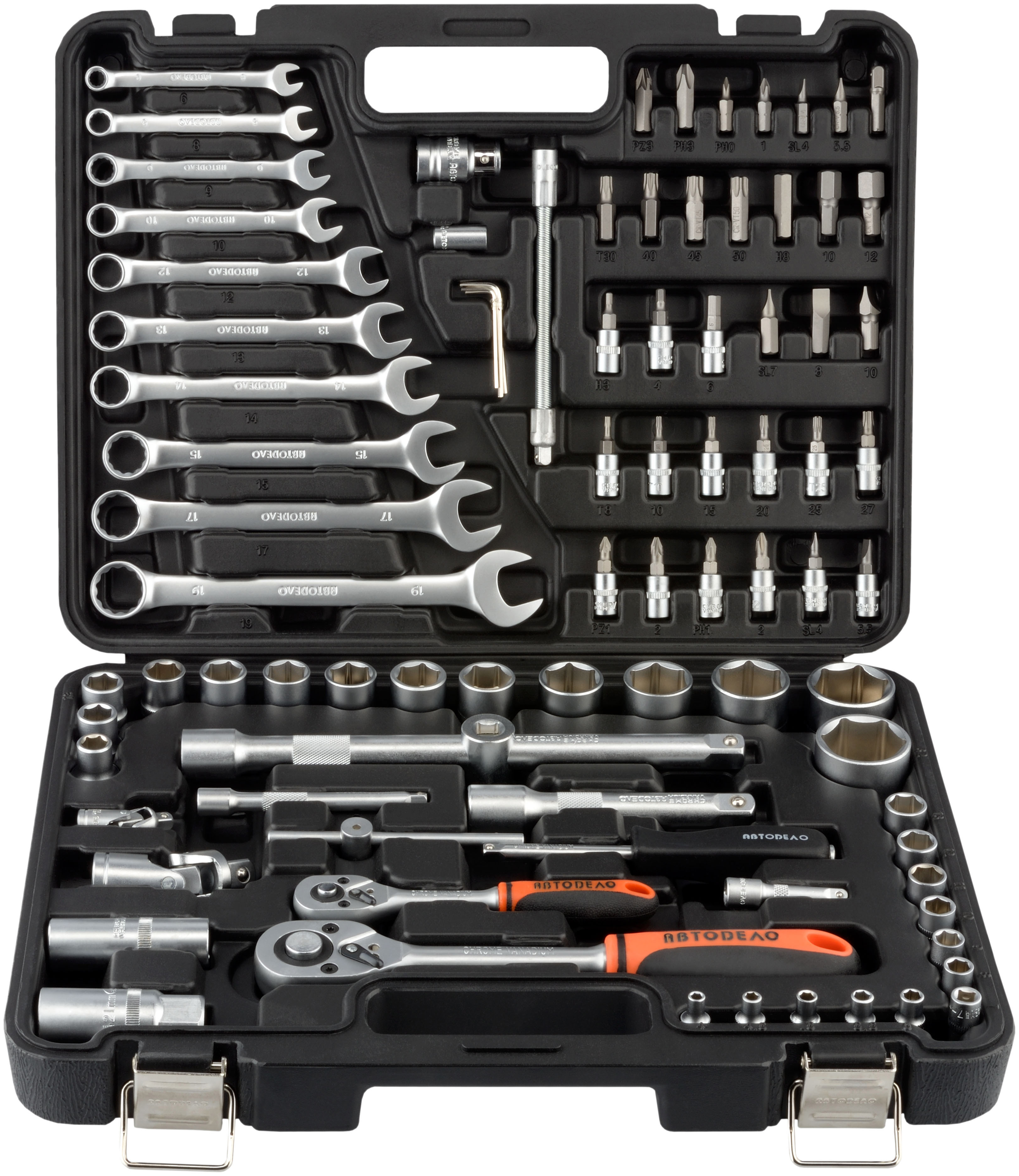 Изображение товара Набор инструментов Автодело 39883, 88 предметов