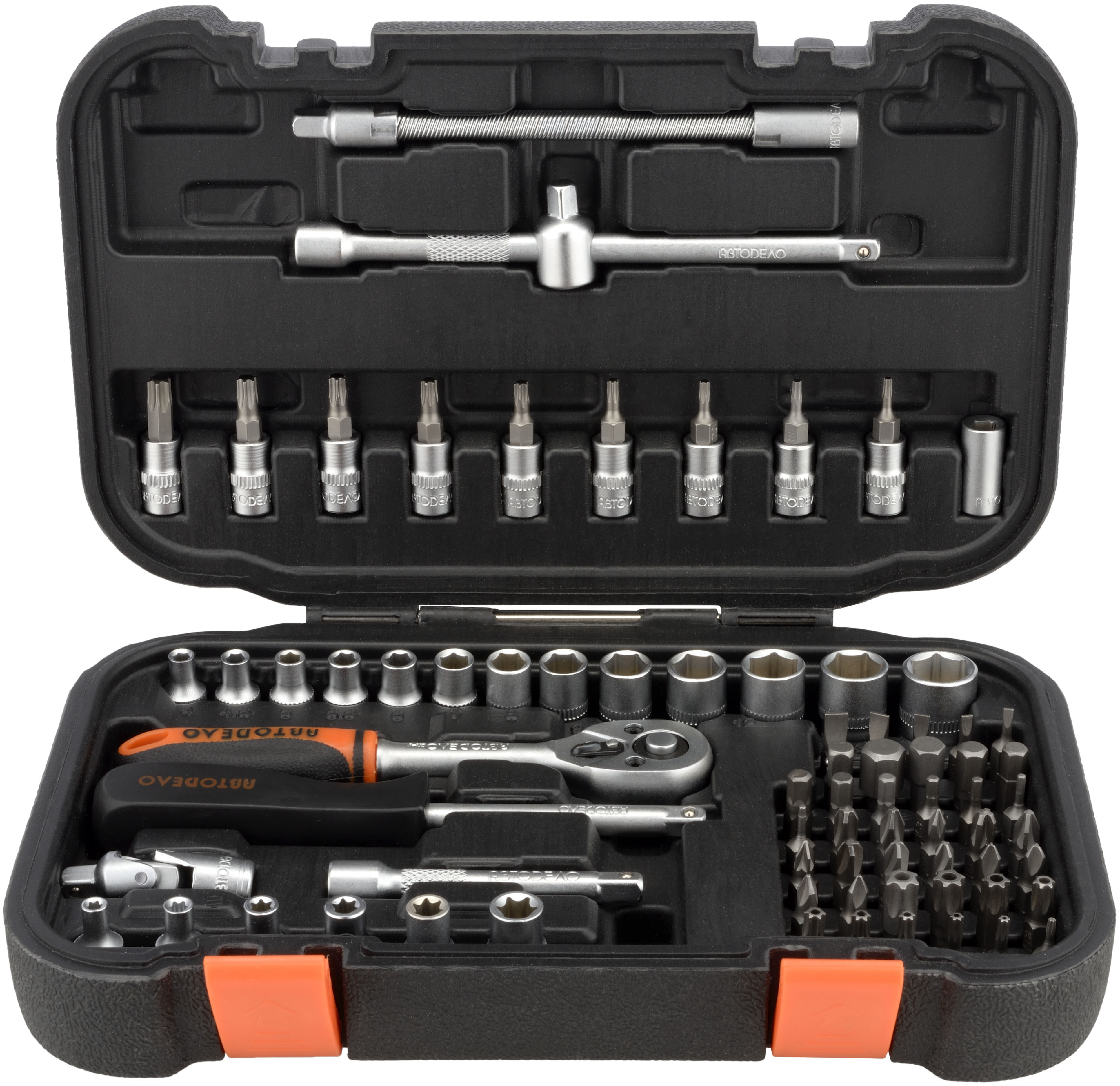 Изображение товара Набор инструментов Автодело 39976 76 предметов в пластиковом кейсе