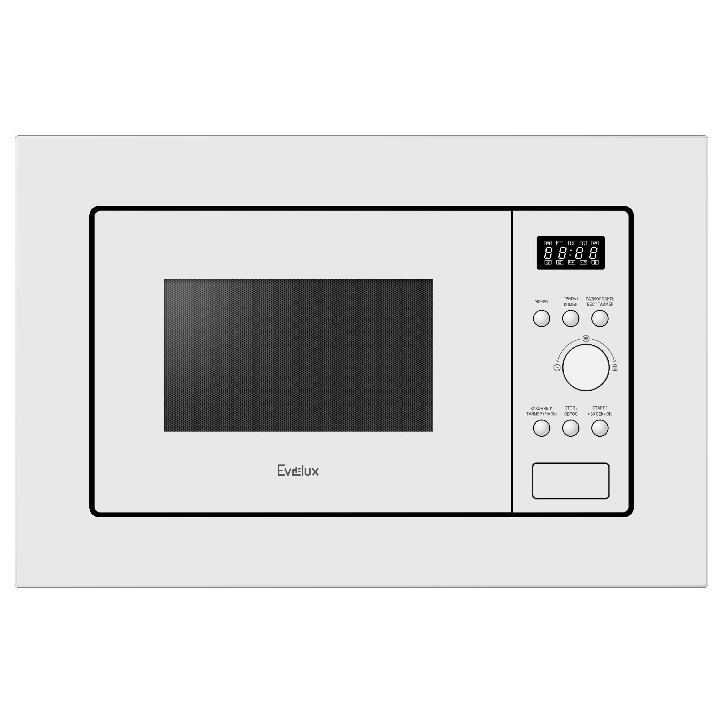 Изображение товара Микроволновая печь Evelux MW 20 W 59.50x38.20x32 см цвет белый