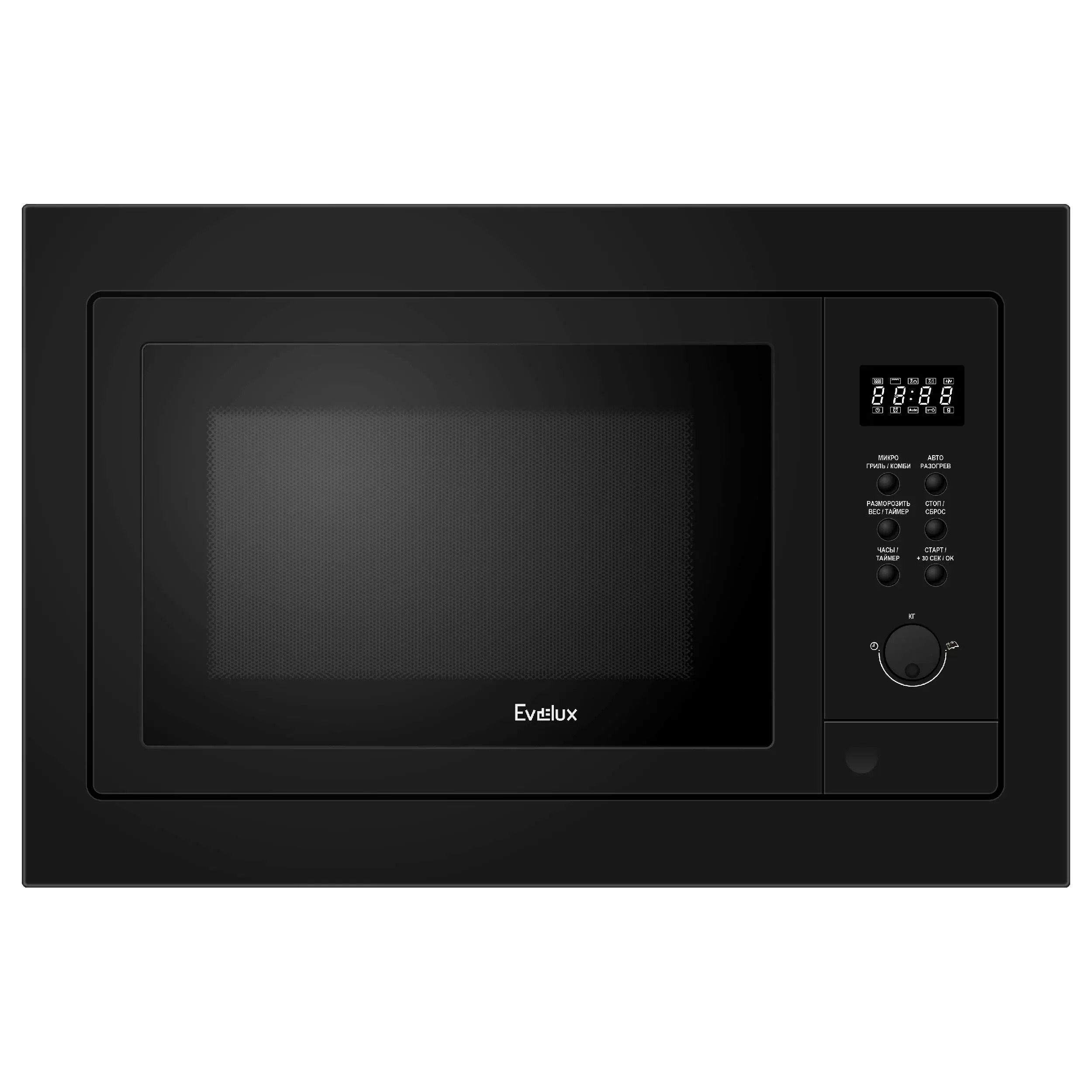 Изображение товара Встраиваемая микроволновая печь Evelux Mw 25 b 25 л черная