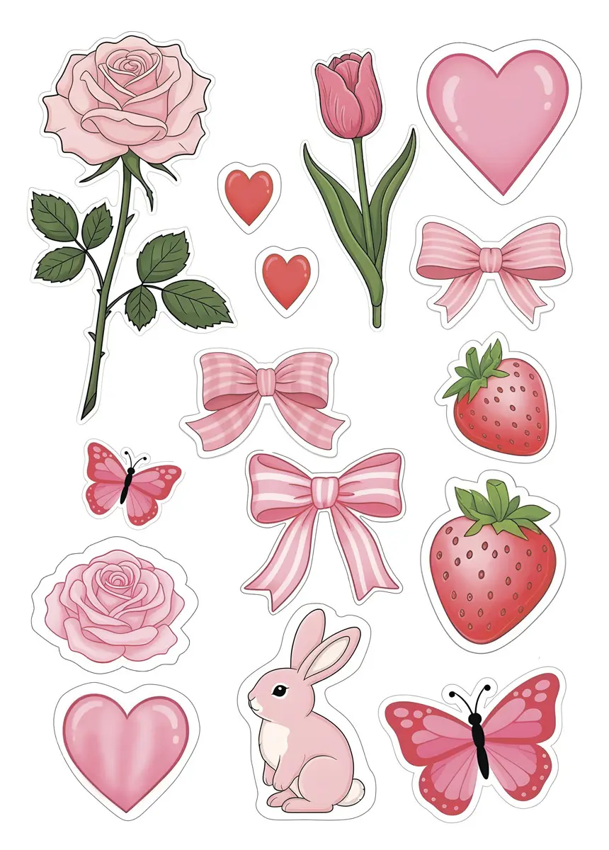 Наклейка Симфония Розовая мечта 30x20 см