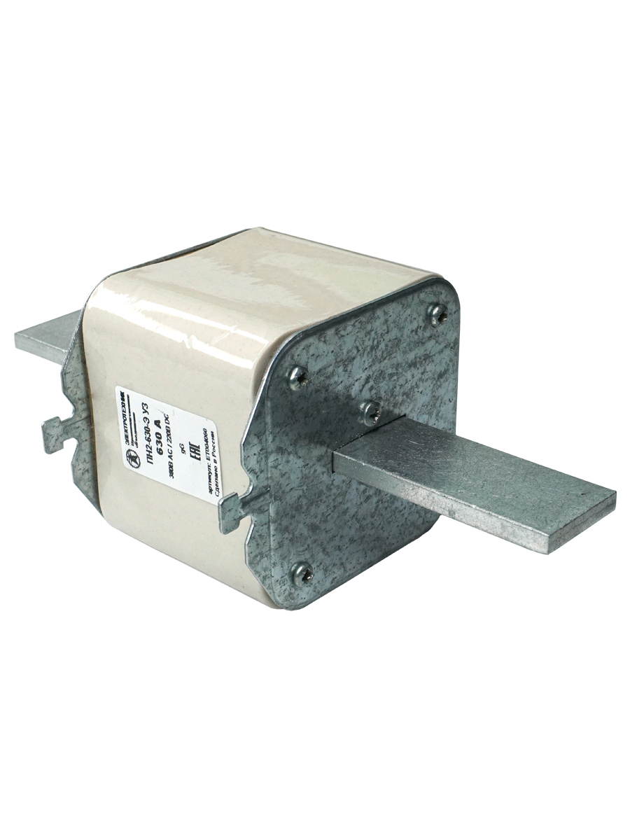 Изображение товара Плавкая вставка ПН2-630-Э У3 630А для 380В 50/60Гц промышленного назначения