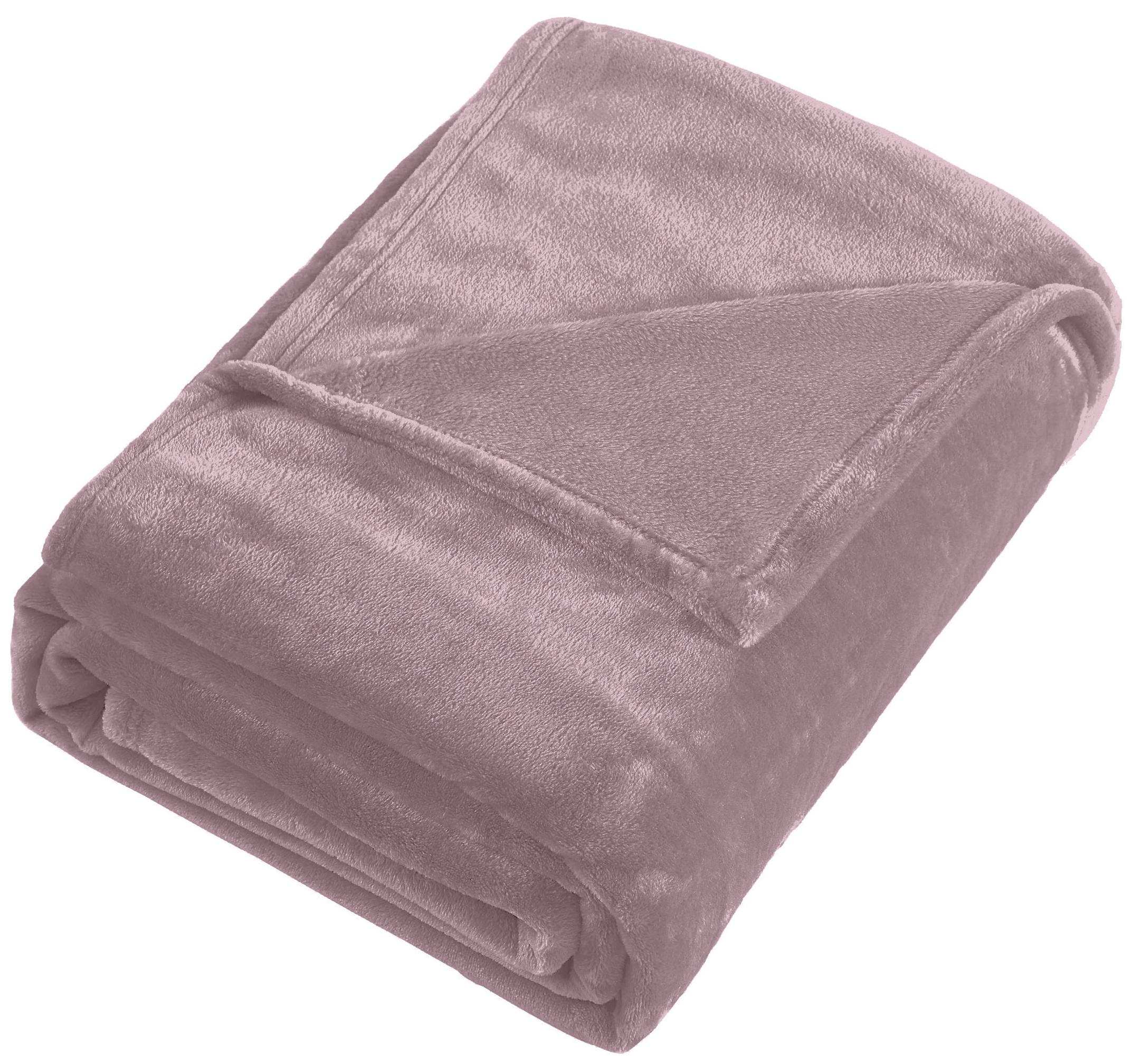 Изображение товара Плед KREAFORTA Flandria 200x220 см фланель цвет Лаванда стиль неоклассика