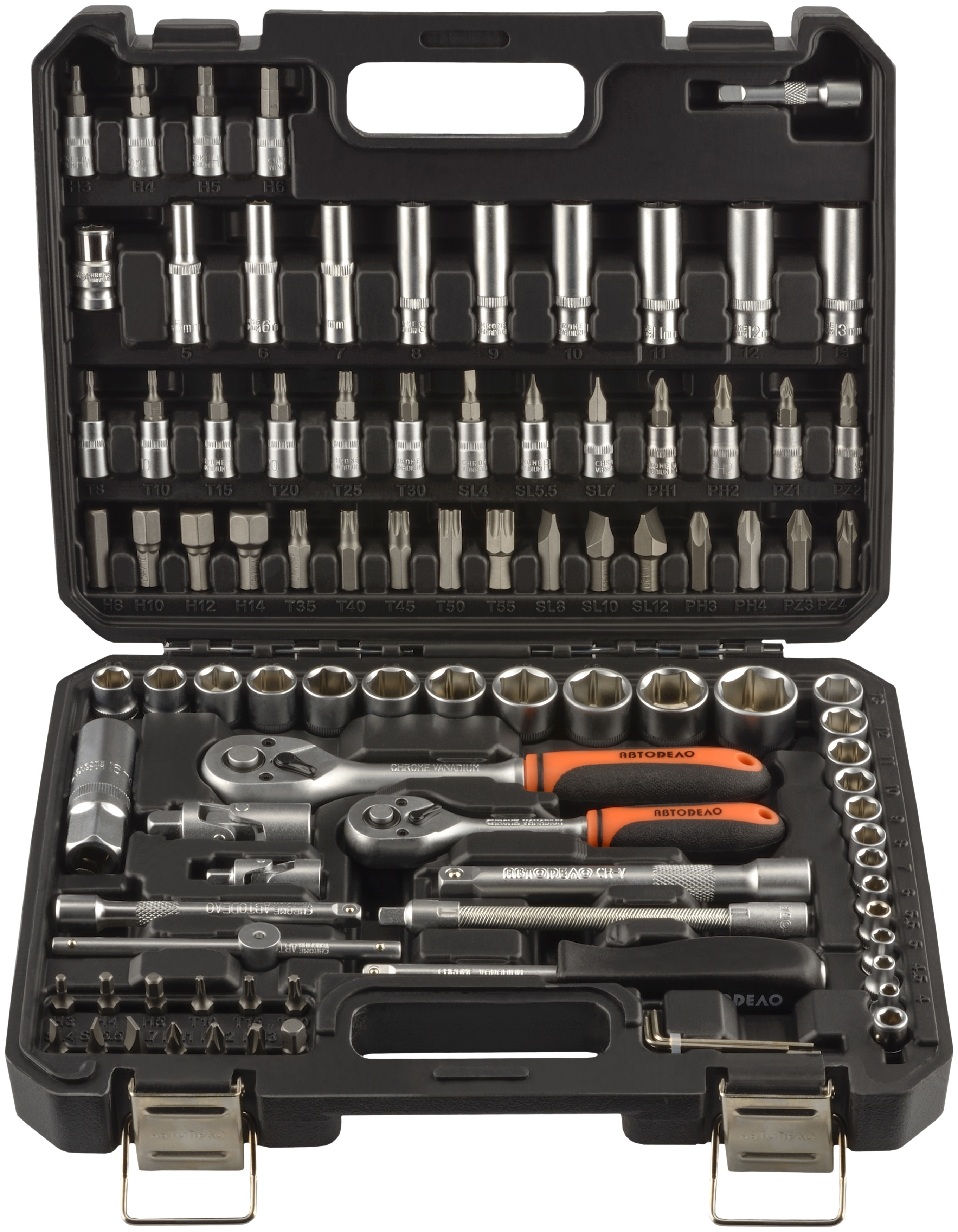 Изображение товара Набор инструментов Автодело 39884 94 предмета в пластиковом кейсе