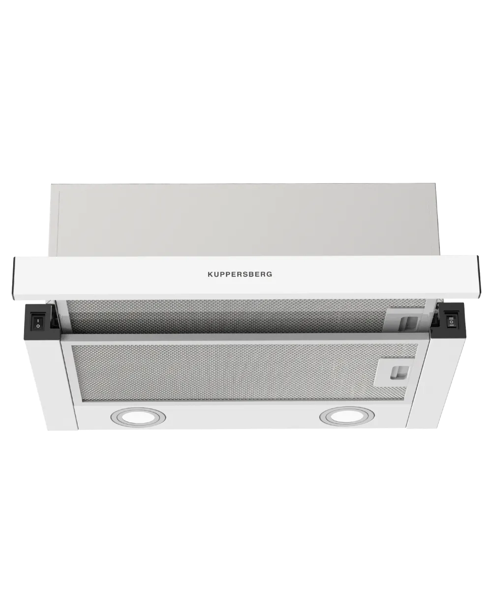 Изображение товара Встроенная вытяжка Kuppersberg SLIMHIT 50 W 49.5 см белая Hi-Tech стиль