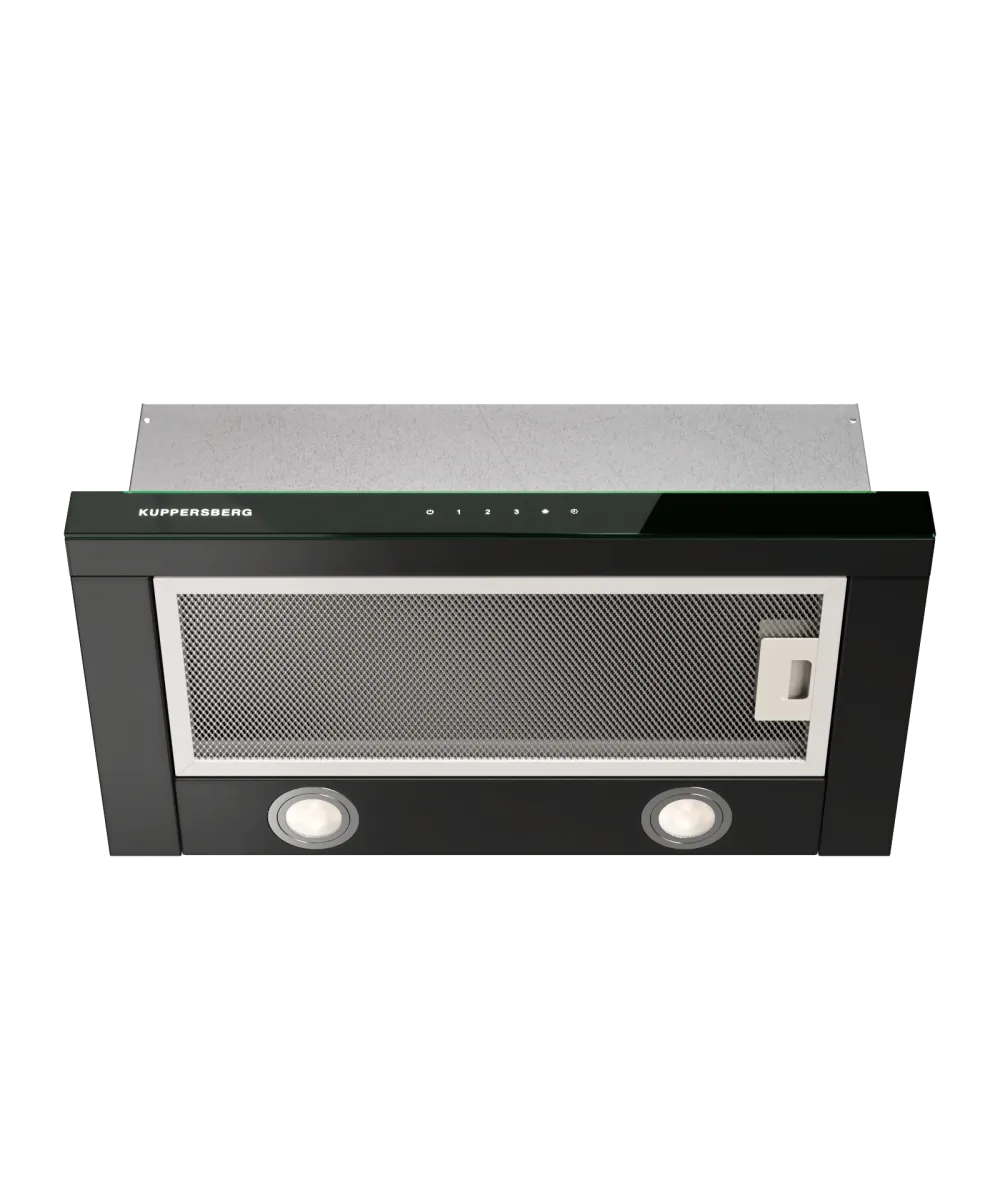 Изображение товара Вытяжка Kuppersberg SLIMTOUCH 60 B черная встраиваемая мощная