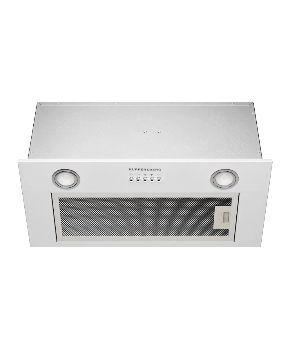 Изображение товара Вытяжка Kuppersberg INPUSH 60 W 60 см белая встроенная с механизмом механического управления